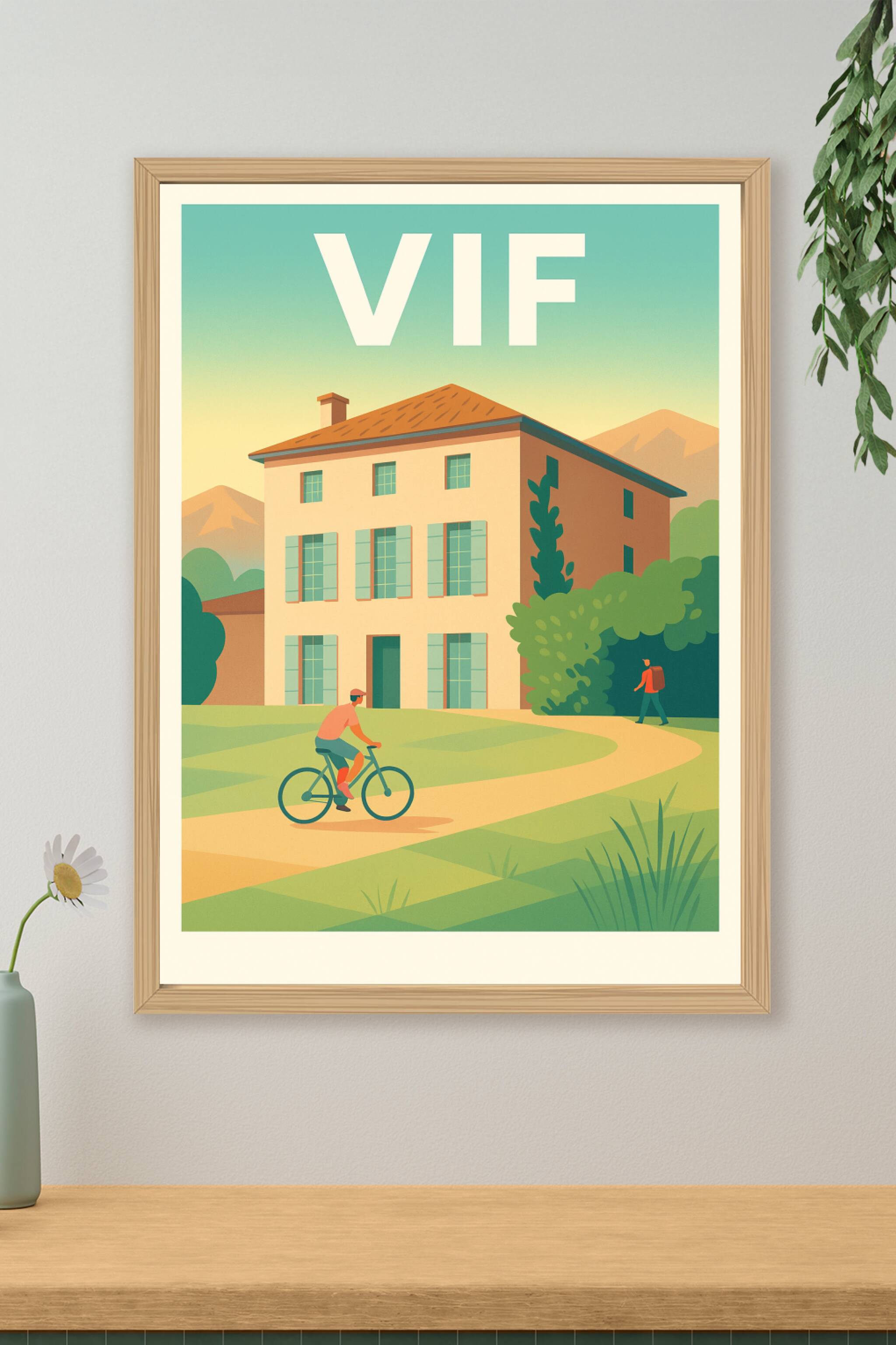 Affiche de Vif - Charme et Sérénité Alpine