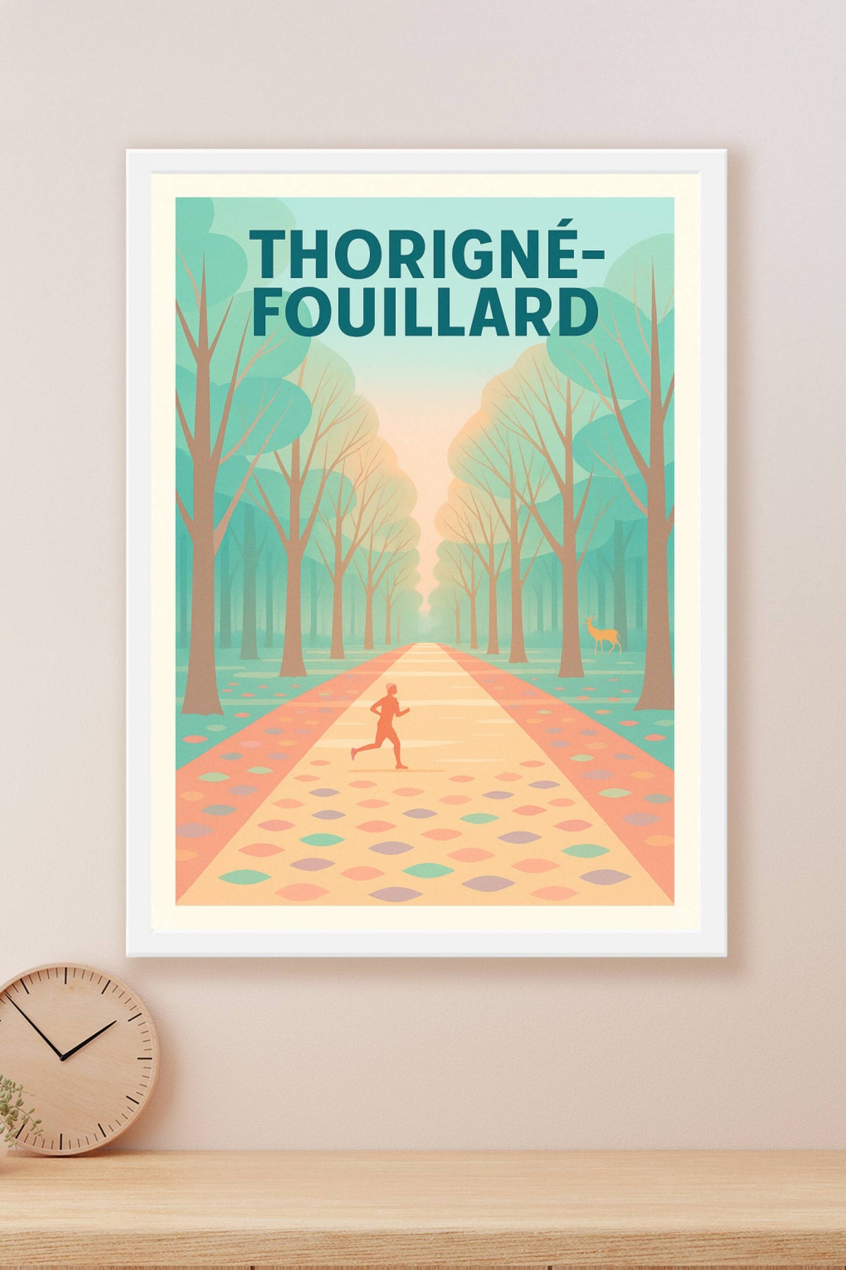 Affiche de Thorigné-Fouillard - Promenade forestière et sérénité