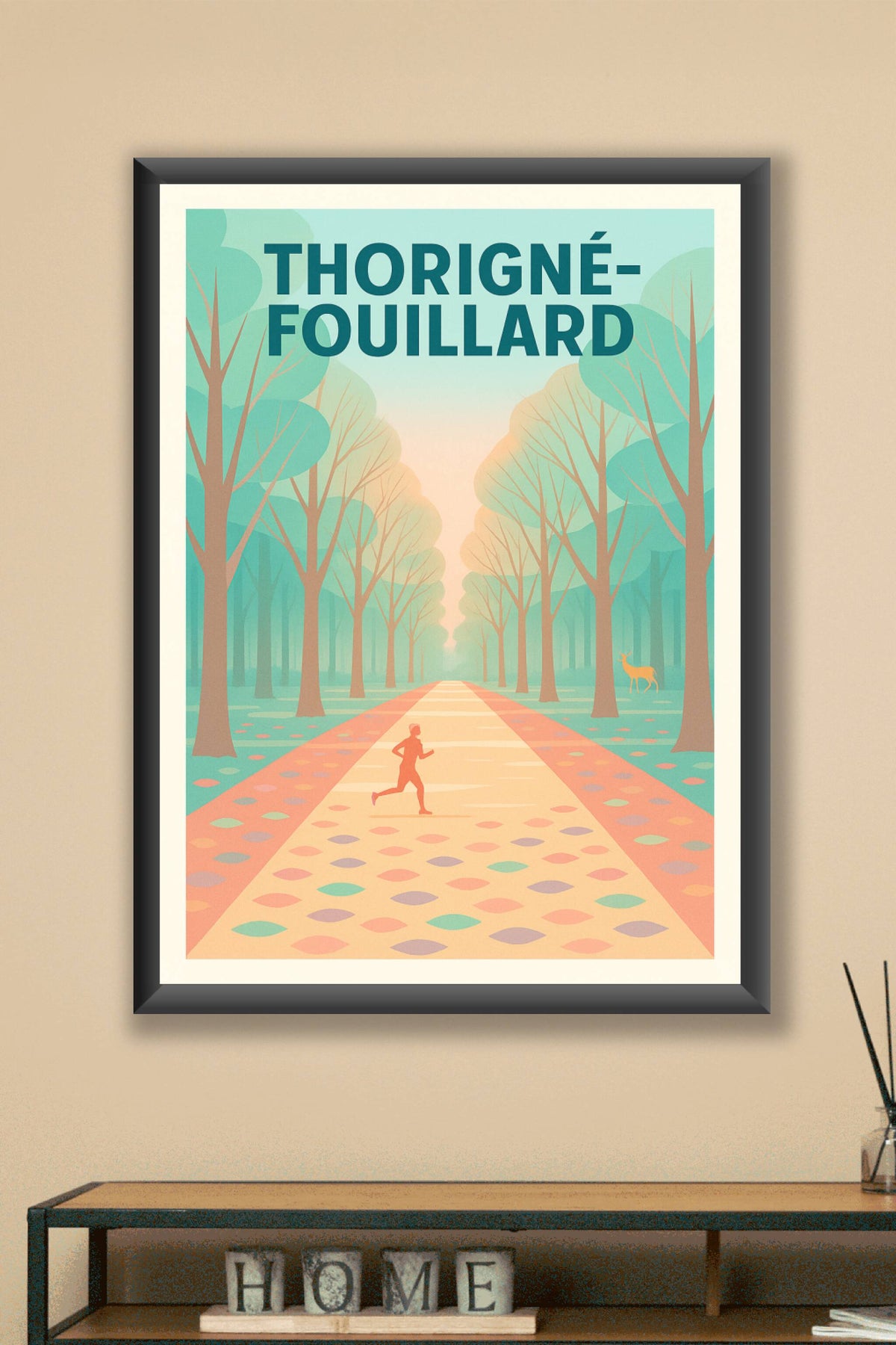 Affiche de Thorigné-Fouillard - Promenade forestière et sérénité