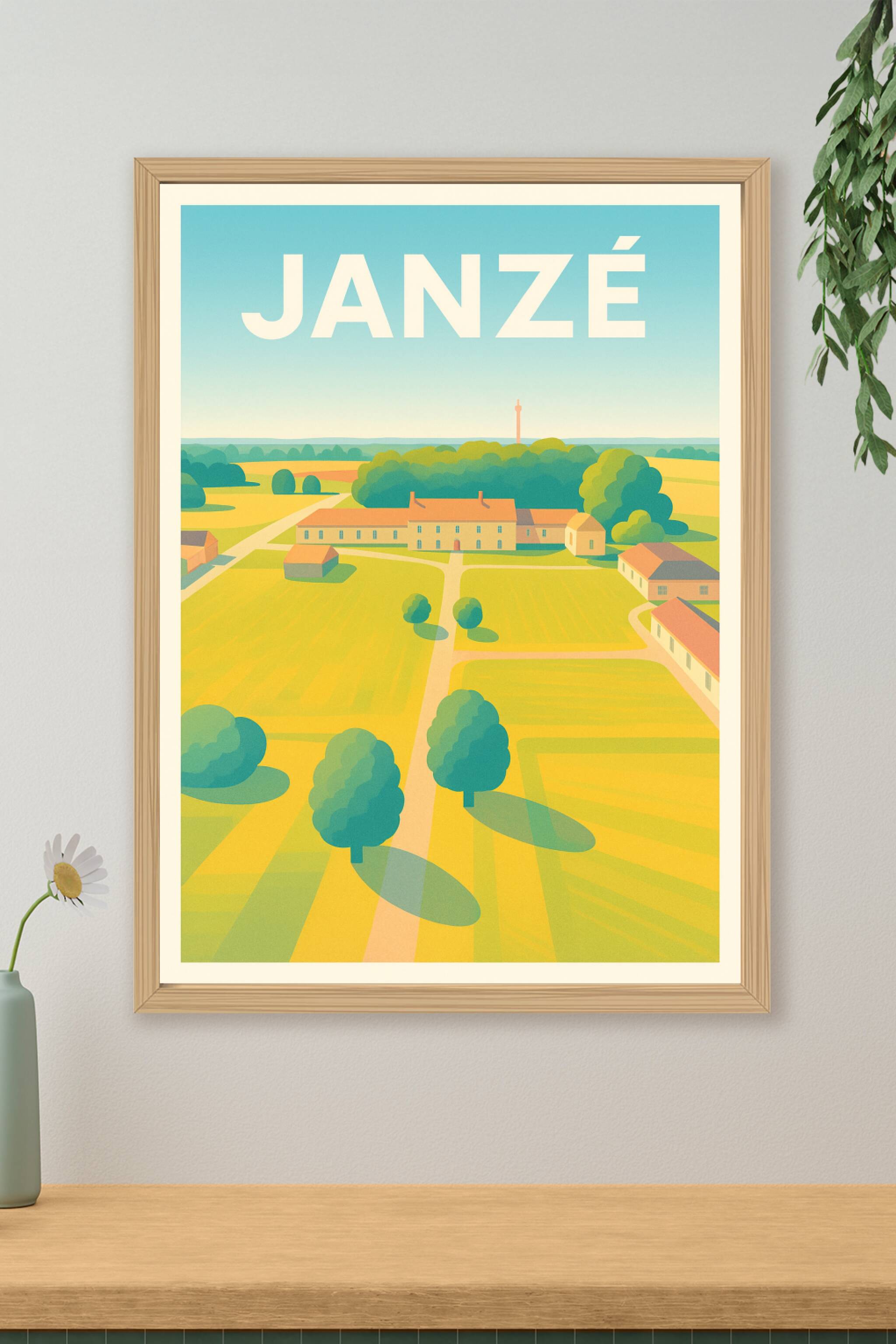 Affiche de Janzé - Harmonie champêtre en Bretagne