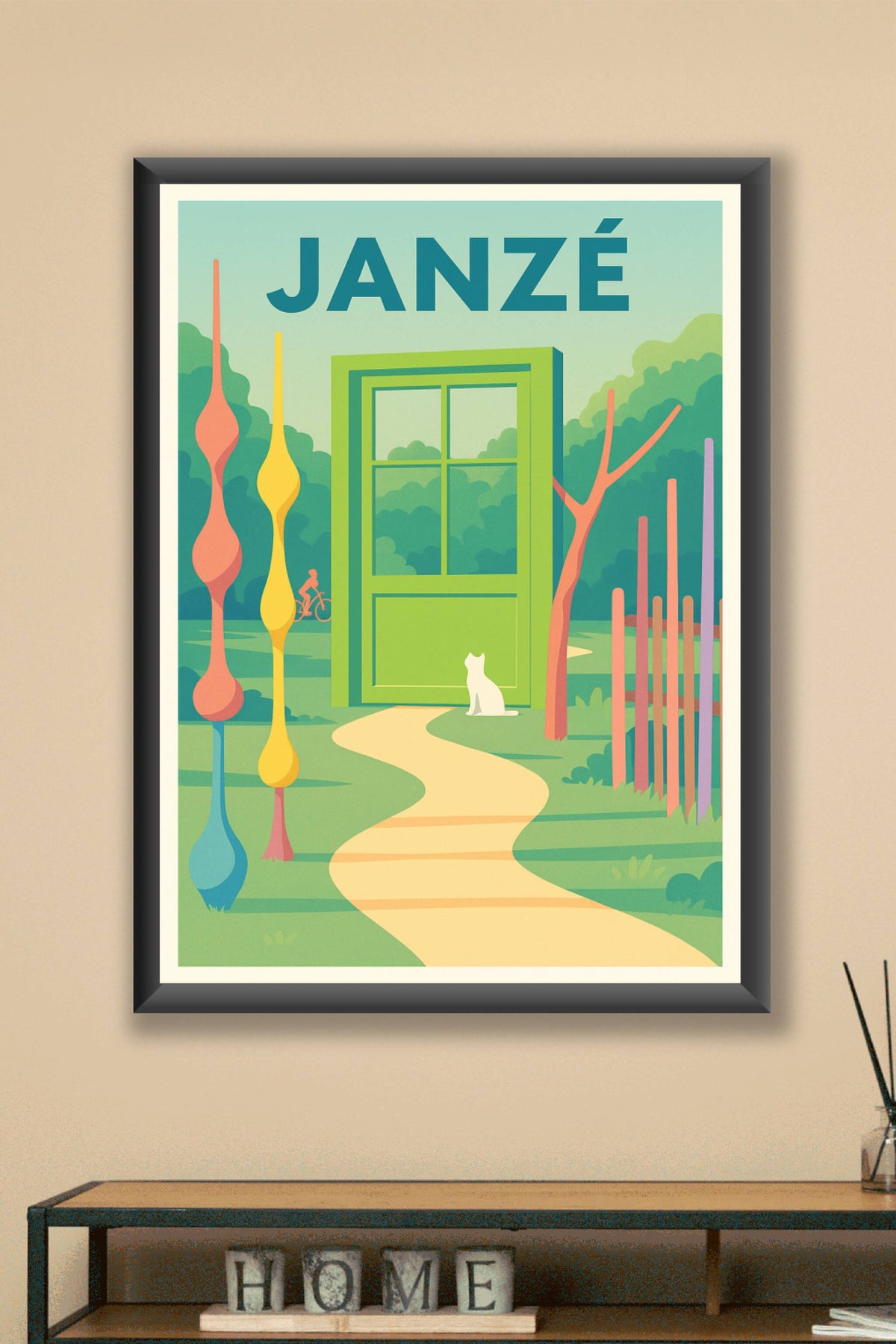 Affiche de Janzé - Entre nature et art contemporain