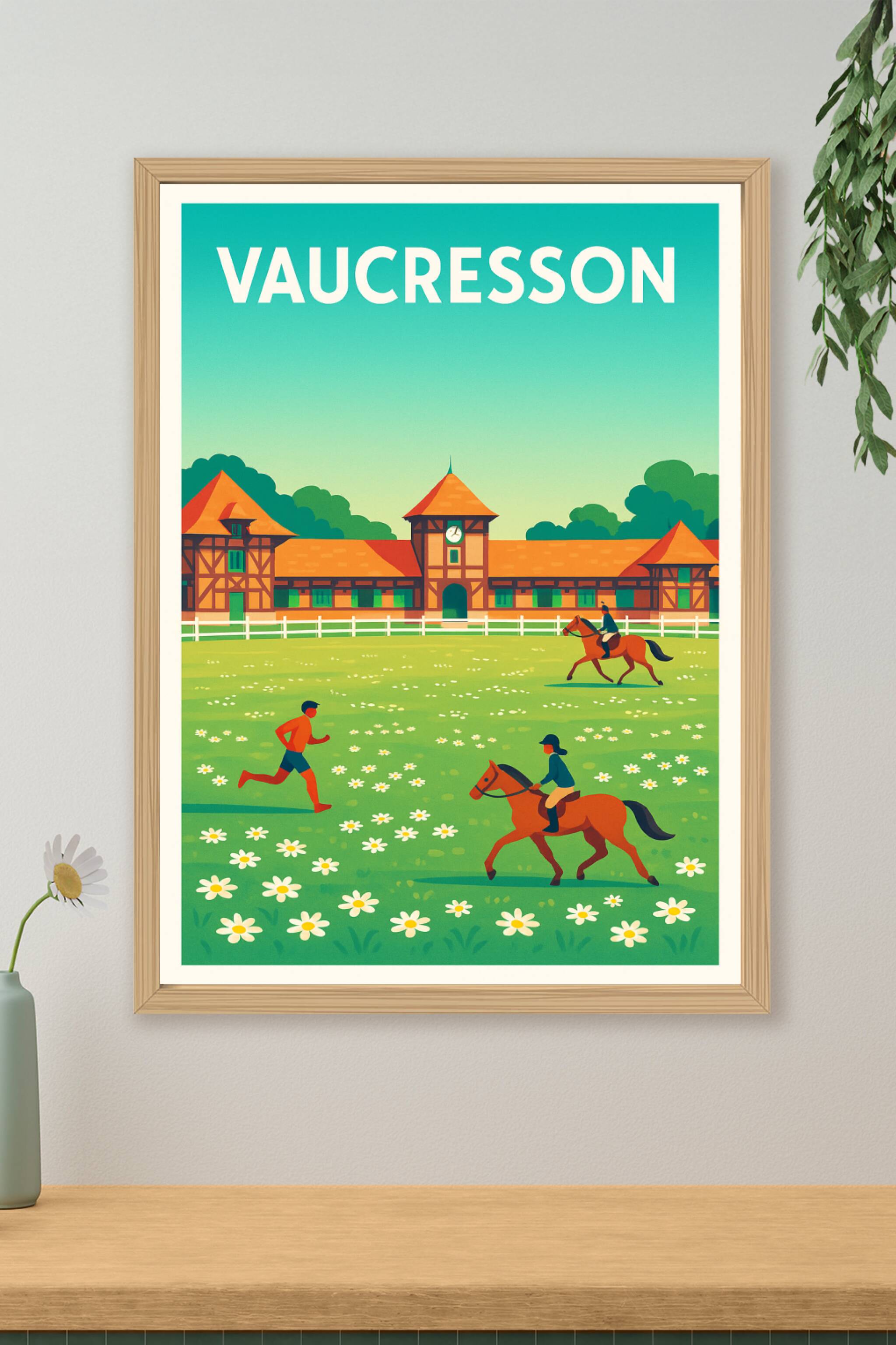Affiche de Vaucresson - Charmante campagne équestre