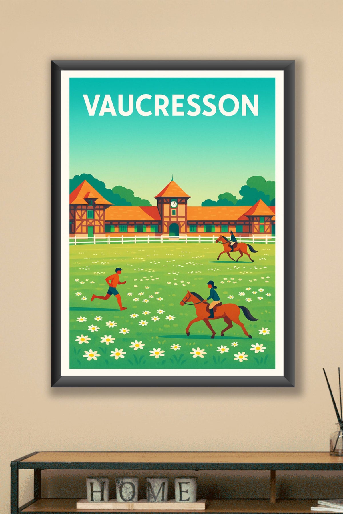 Affiche de Vaucresson - Charmante campagne équestre