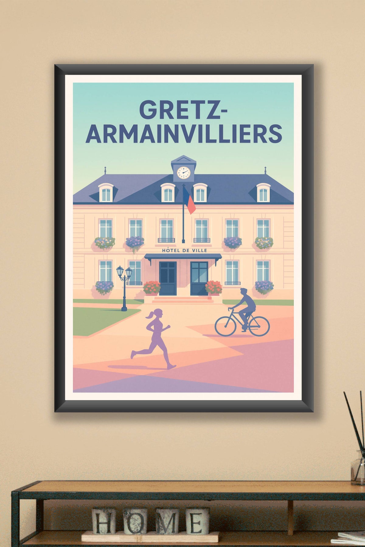 Affiche de Gretz-Armainvilliers - Charme et Vitalité au Cœur de la Ville