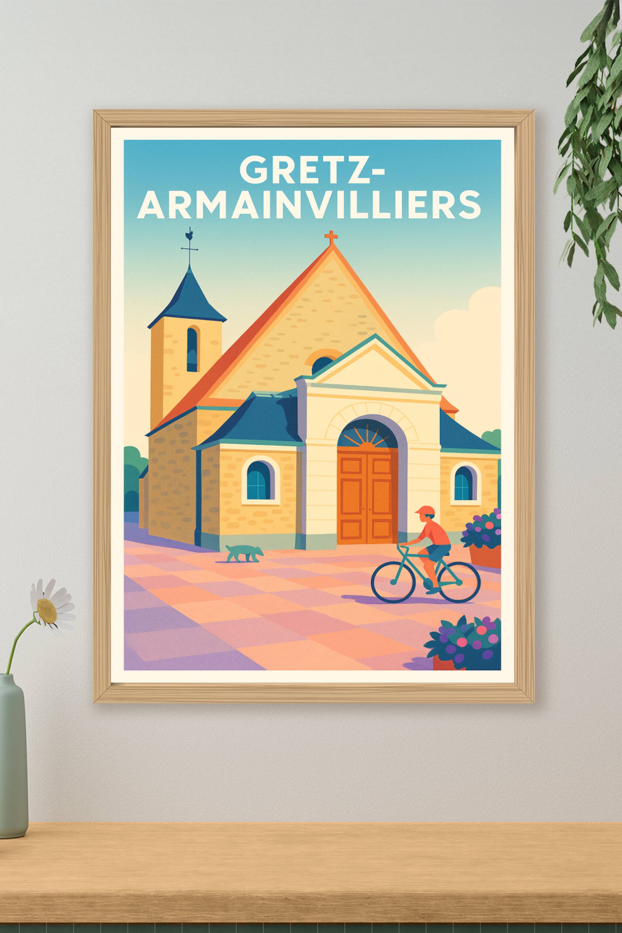 Affiche de Gretz-Armainvilliers - Charme paisible au cœur du village