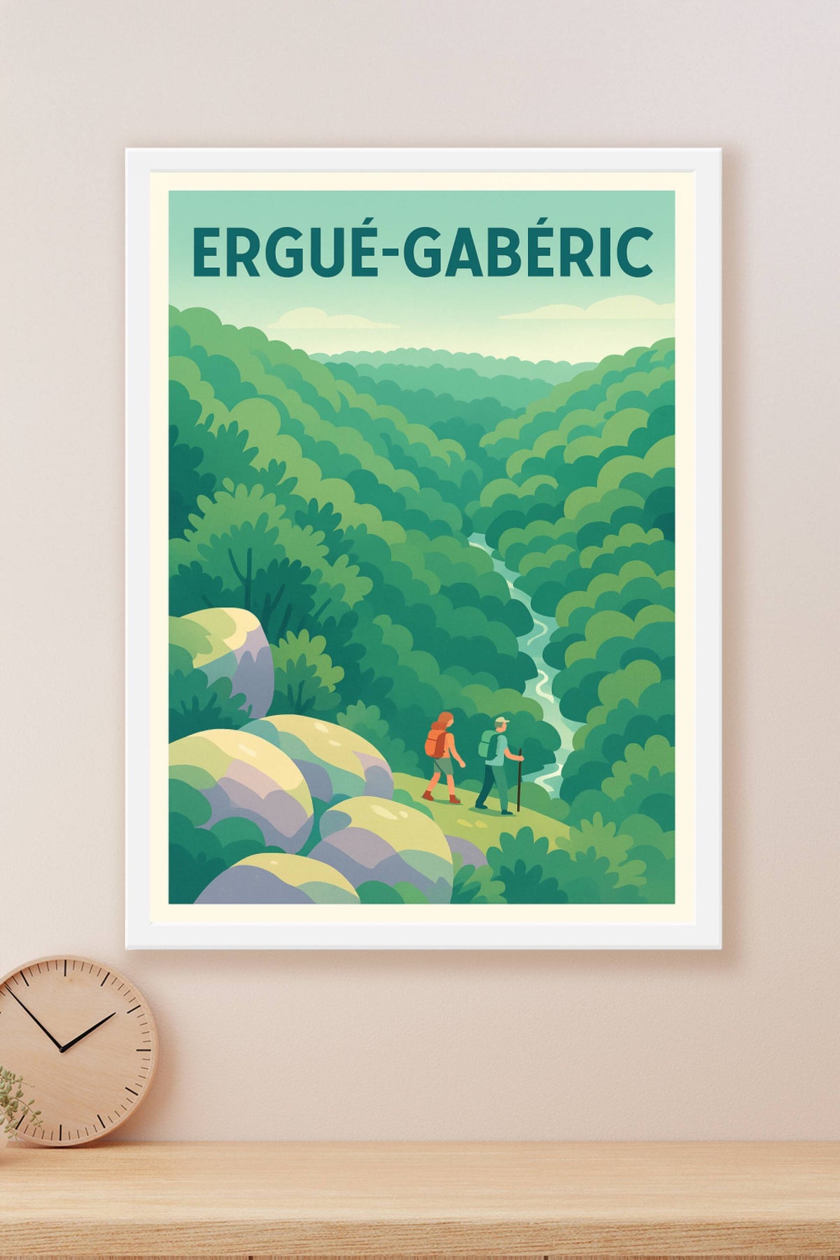 Affiche de Ergué-Gabéric - Évasion nature au cœur des forêts bretonnes