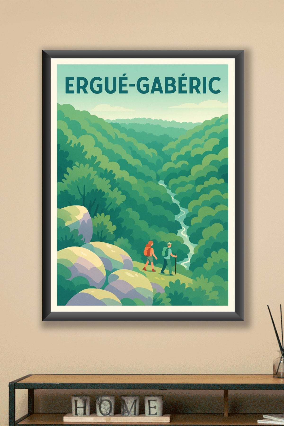 Affiche de Ergué-Gabéric - Évasion nature au cœur des forêts bretonnes