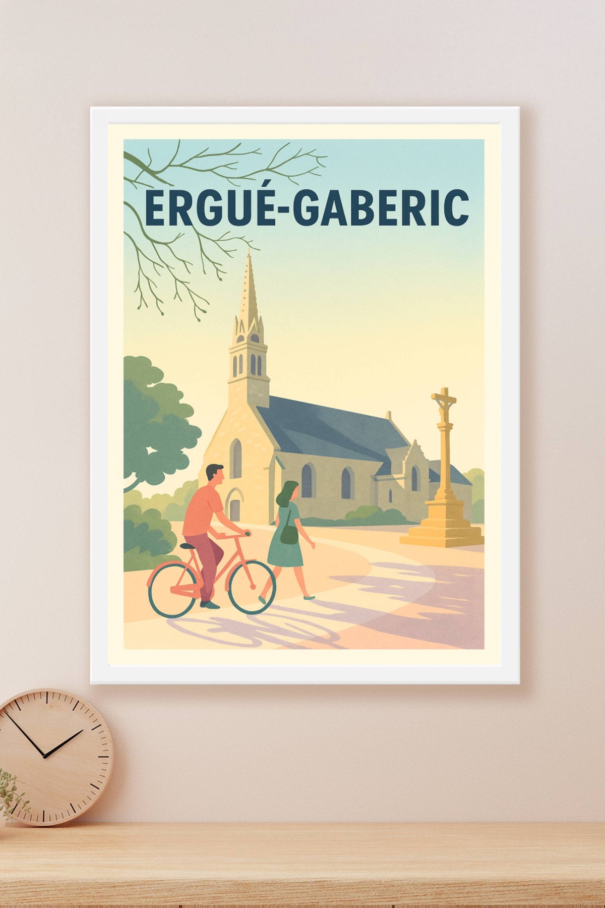 Affiche de Ergué-Gabéric - Un coin de sérénité bretonne
