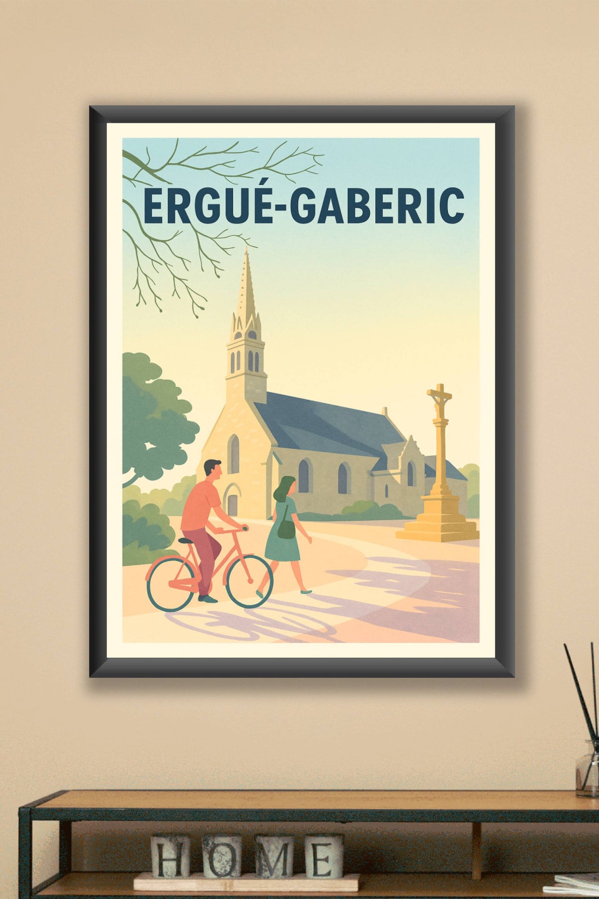 Affiche de Ergué-Gabéric - Un coin de sérénité bretonne