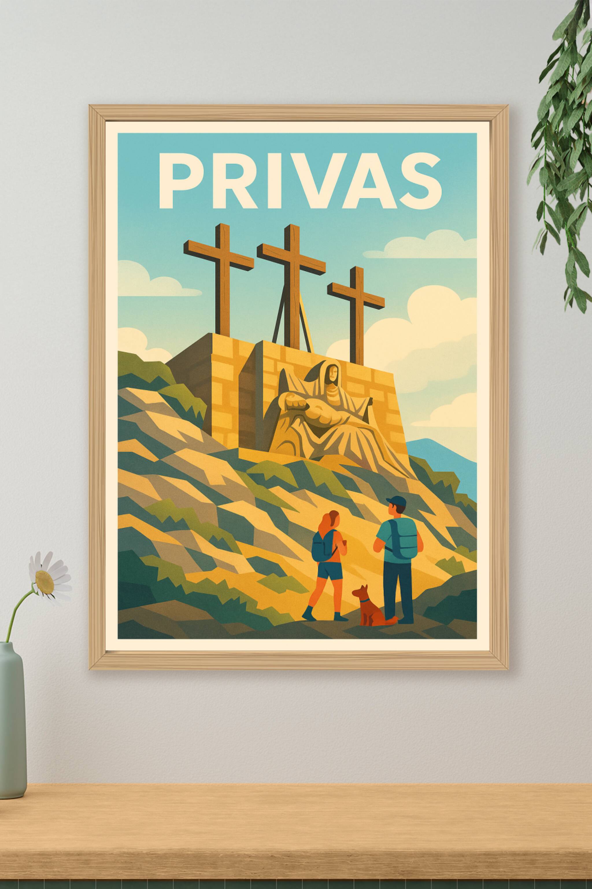 Affiche de Privas - Escapade historique et spirituelle