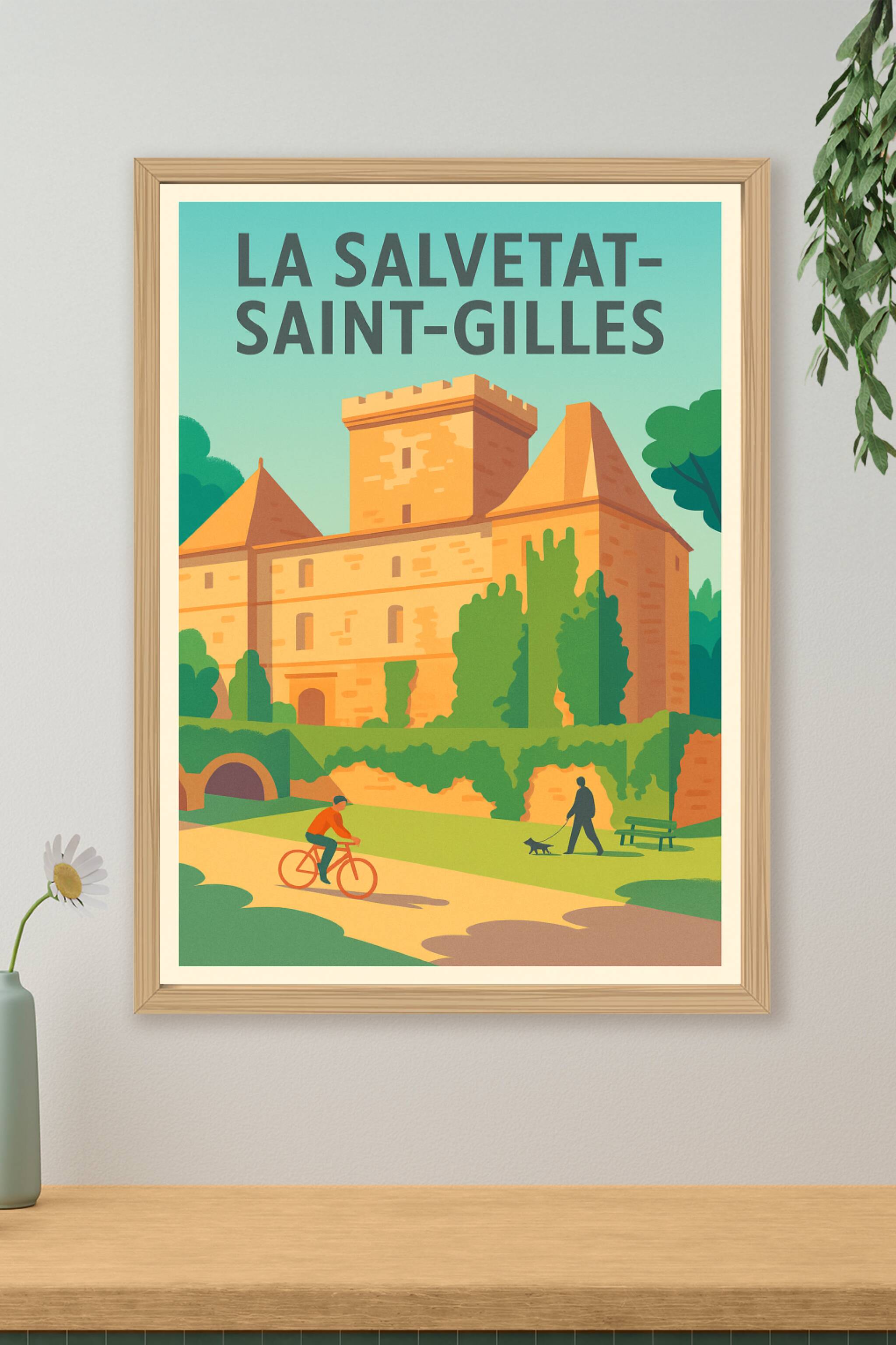 Affiche de La Salvetat-Saint-Gilles - Un havre de paix en pleine nature