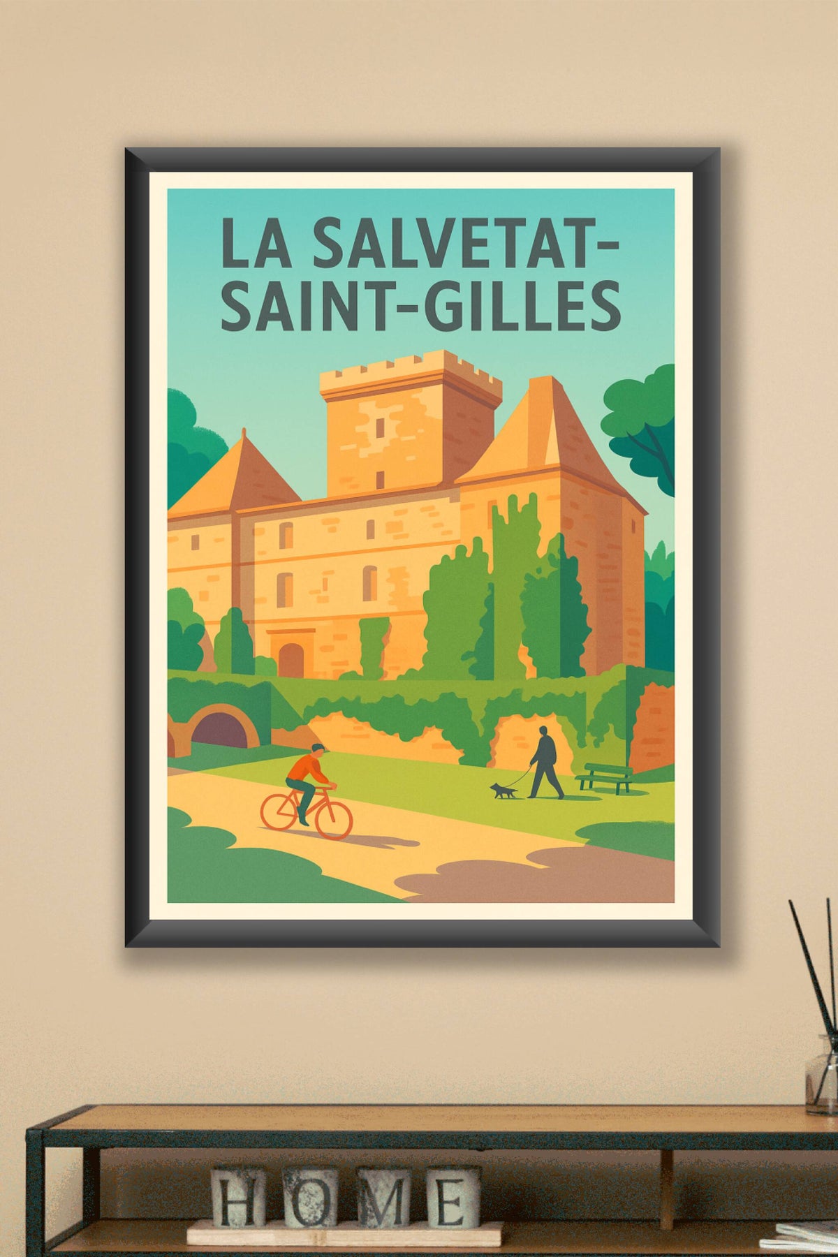 Affiche de La Salvetat-Saint-Gilles - Un havre de paix en pleine nature