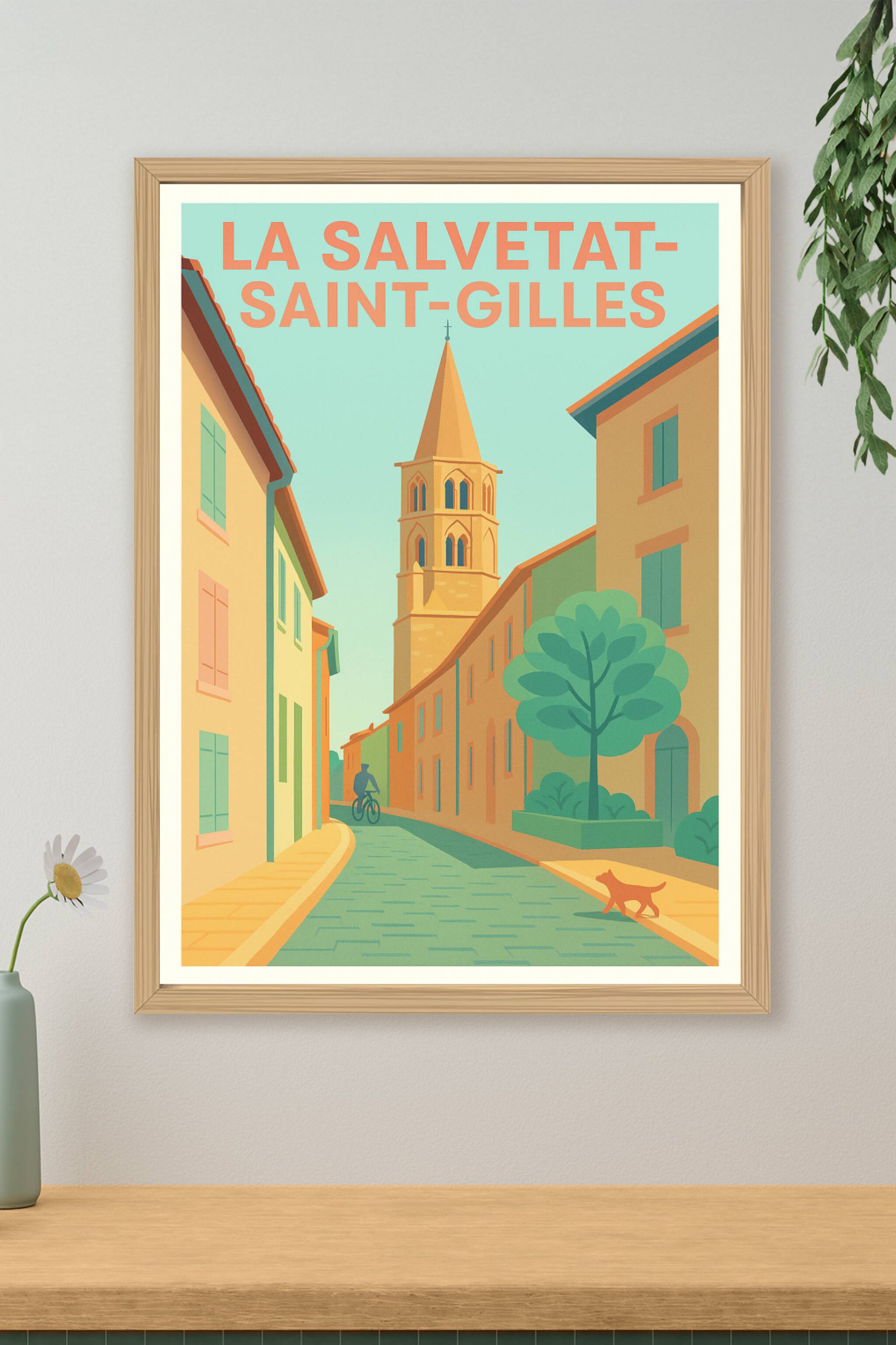 Affiche de La Salvetat-Saint-Gilles - Charme paisible de la ville