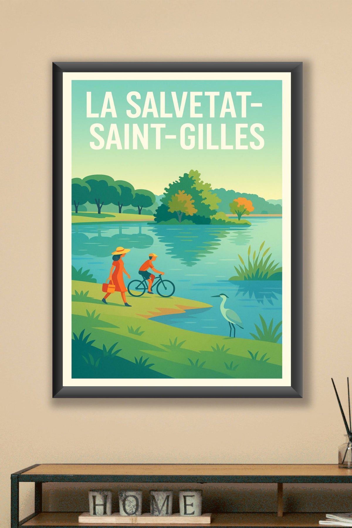 Affiche de La Salvetat-Saint-Gilles - Promenade paisible au bord de l'eau