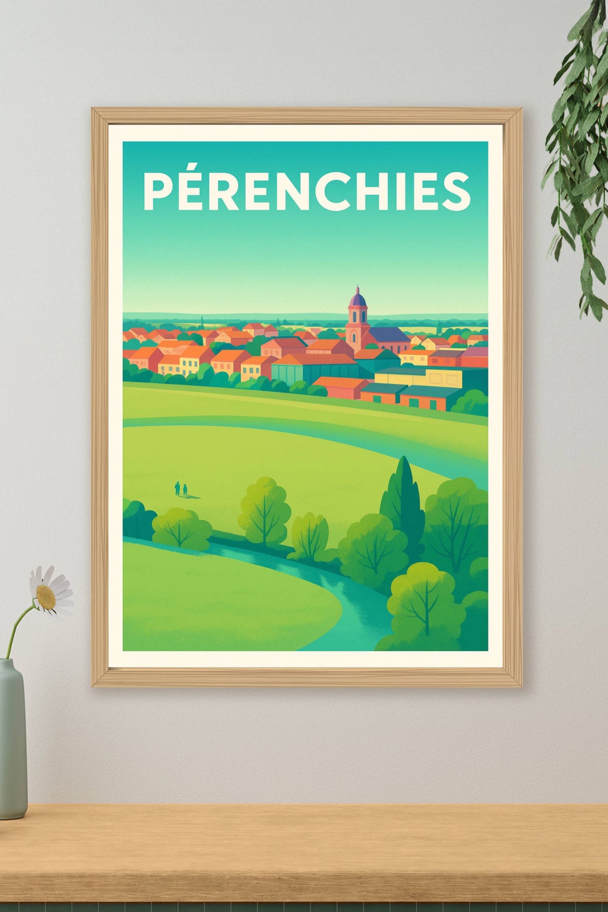 Affiche de Pérenchies - Harmonie verdoyante et douceur de vie
