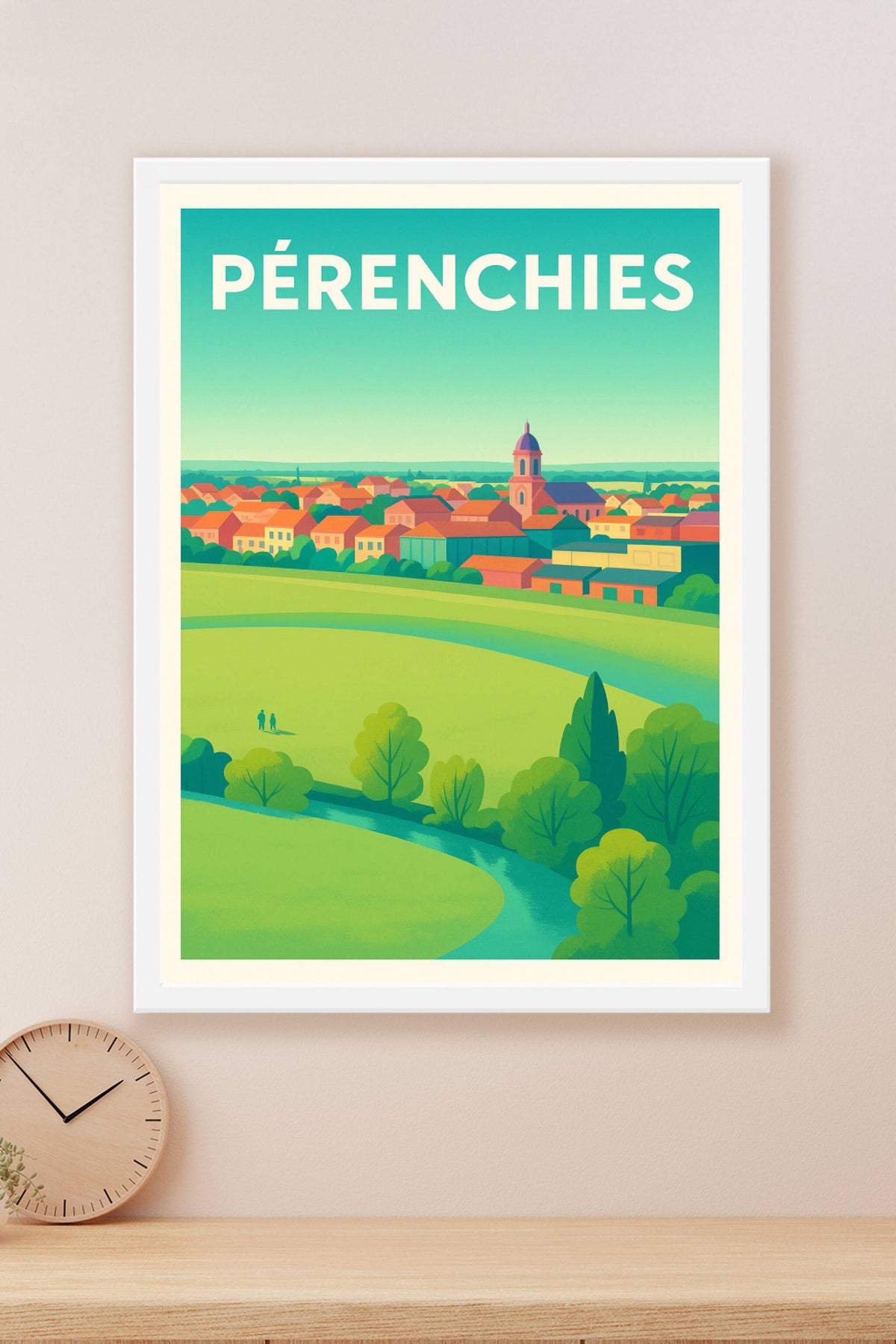 Affiche de Pérenchies - Harmonie verdoyante et douceur de vie