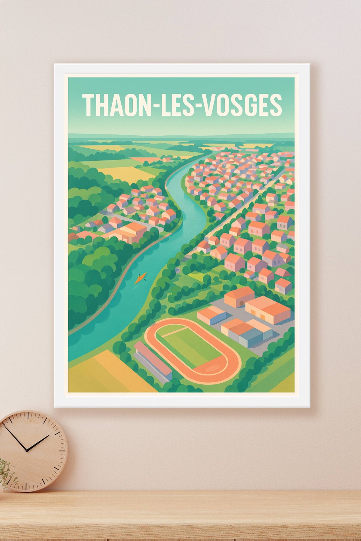 Affiche de Thaon-les-Vosges - Harmonie entre nature et ville