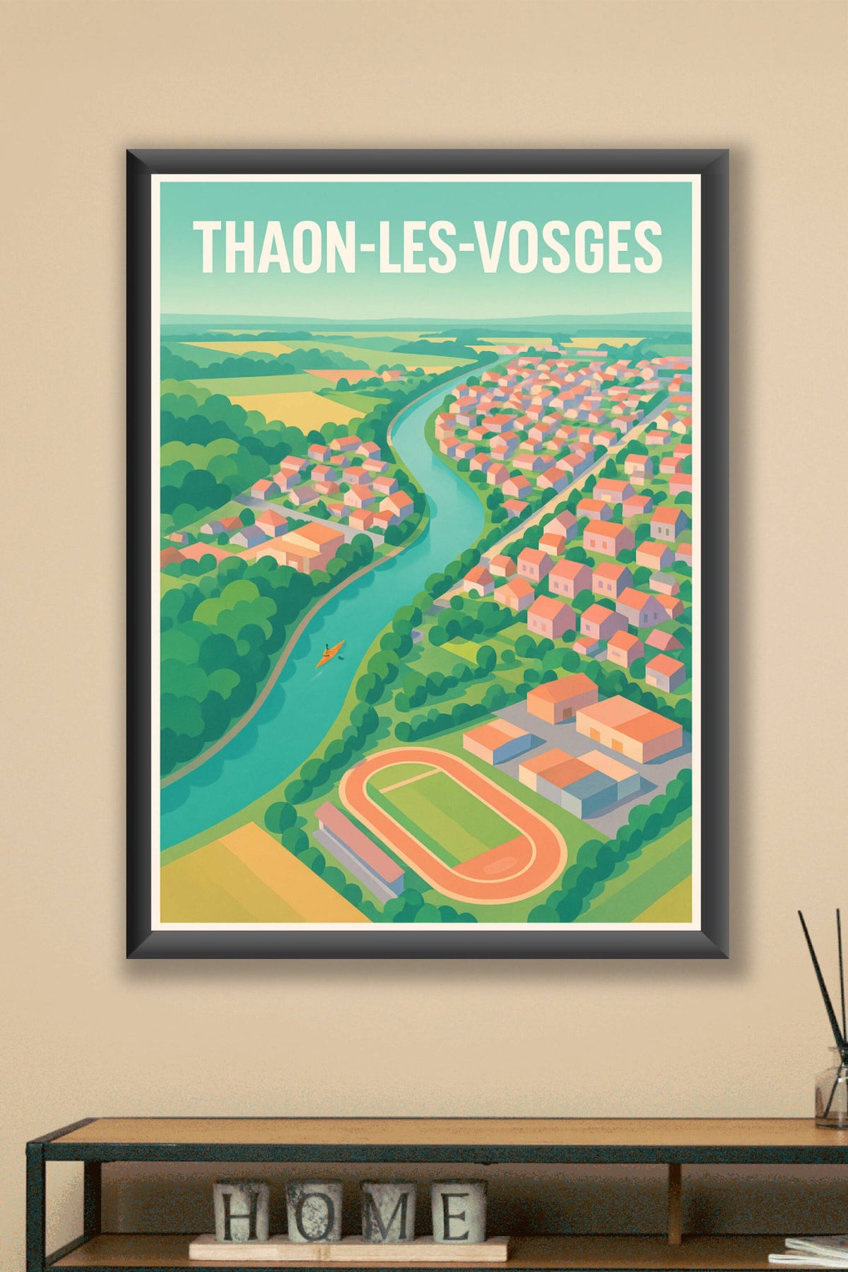 Affiche de Thaon-les-Vosges - Harmonie entre nature et ville