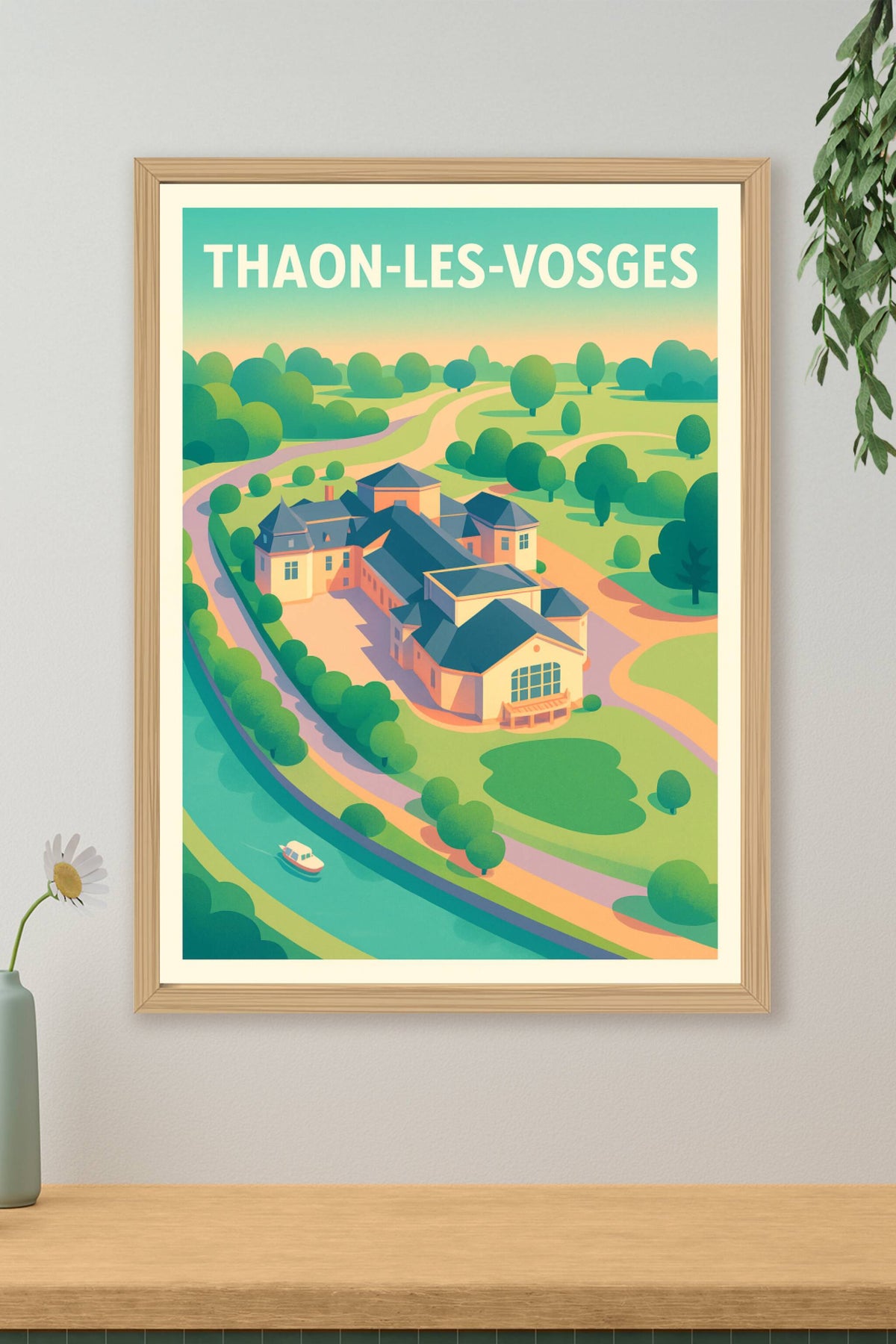 Affiche de Thaon-les-Vosges - L’élégance paisible au fil de l’eau