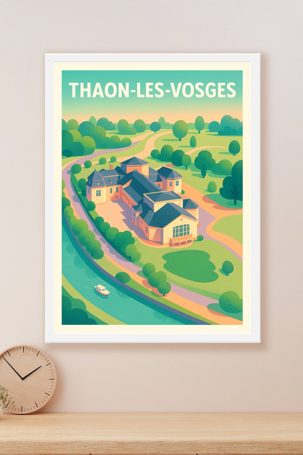Affiche de Thaon-les-Vosges - L’élégance paisible au fil de l’eau
