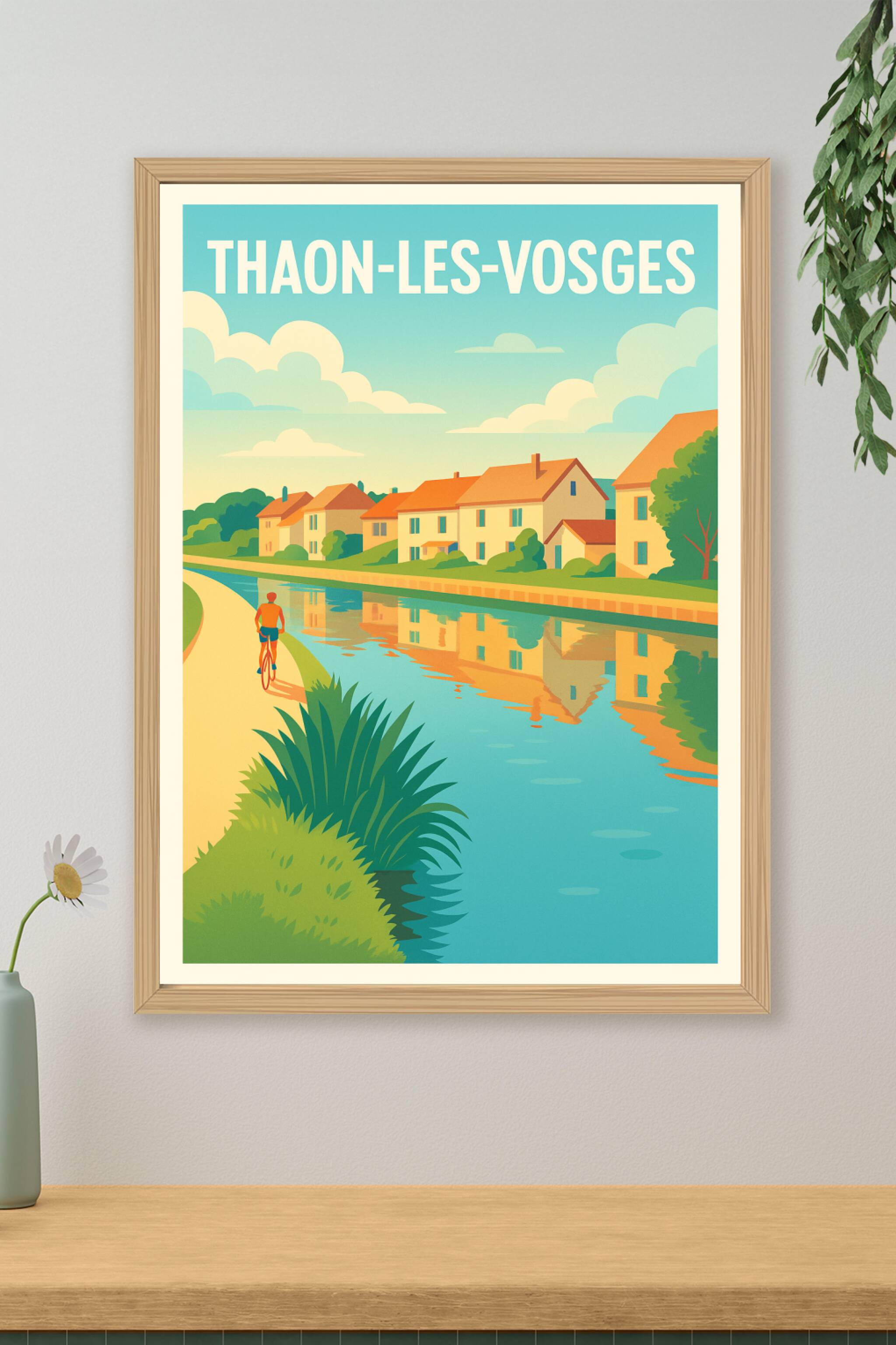 Affiche de Thaon-les-Vosges - Balade tranquille au bord de l'eau