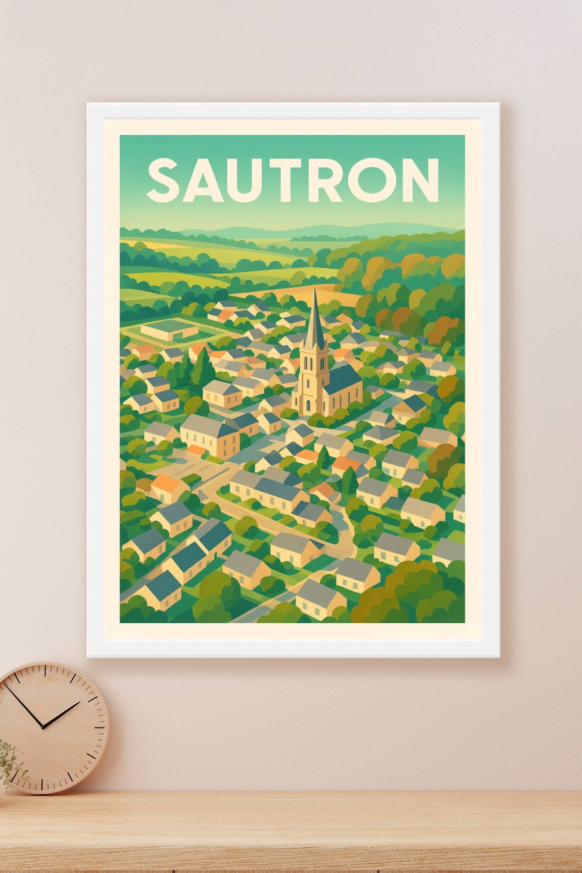 Affiche de Sautron - L'Essence d'un Village Pittoresque