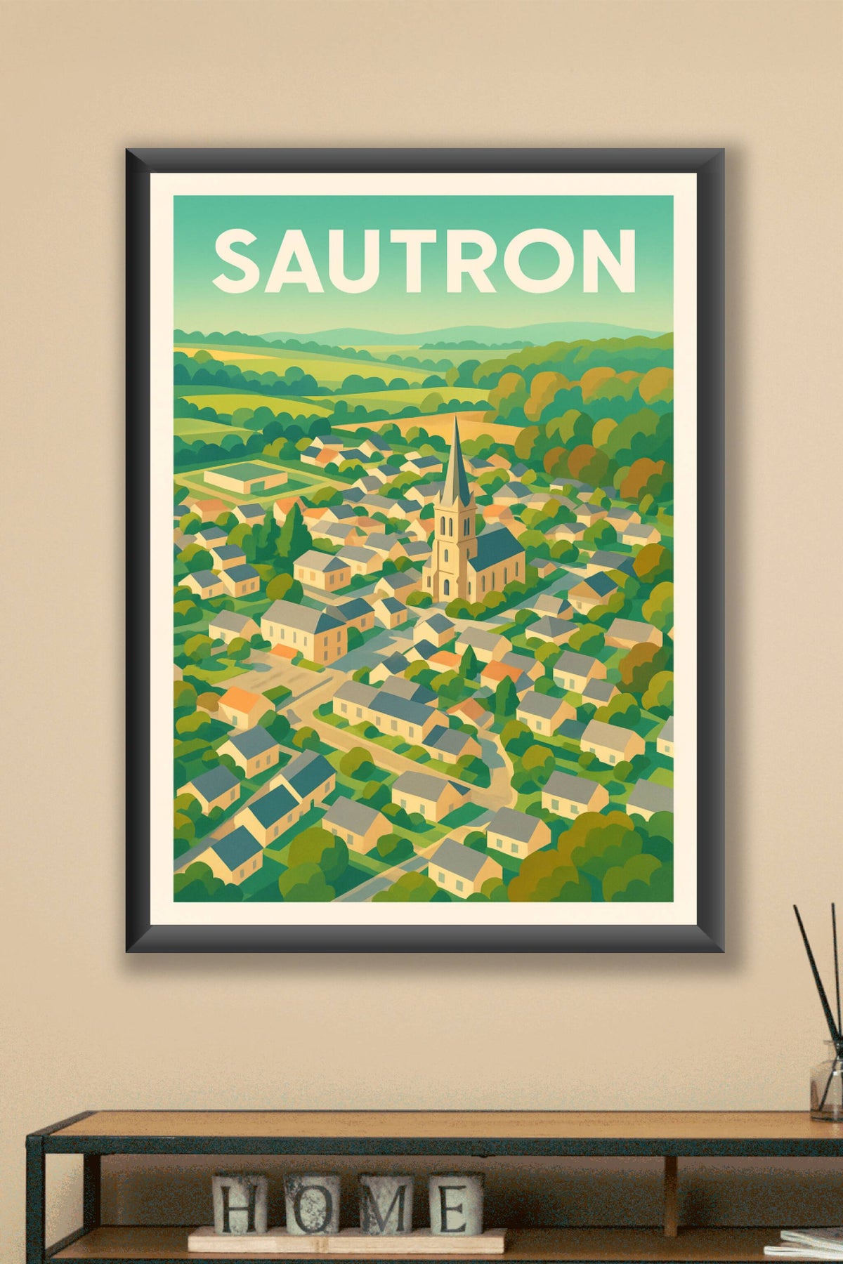 Affiche de Sautron - L'Essence d'un Village Pittoresque