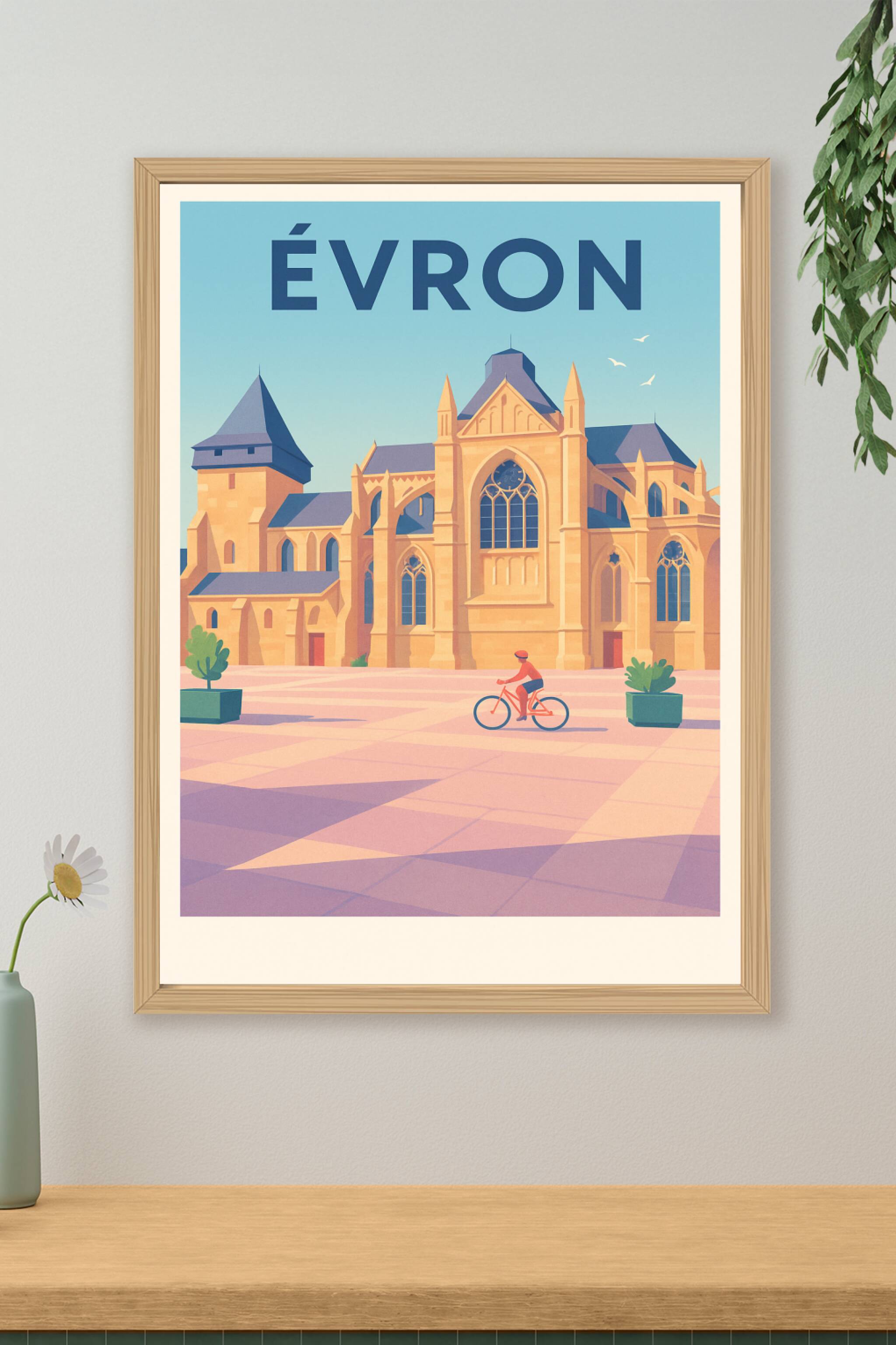 Affiche de Évron - Charme historique et douceur de vivre
