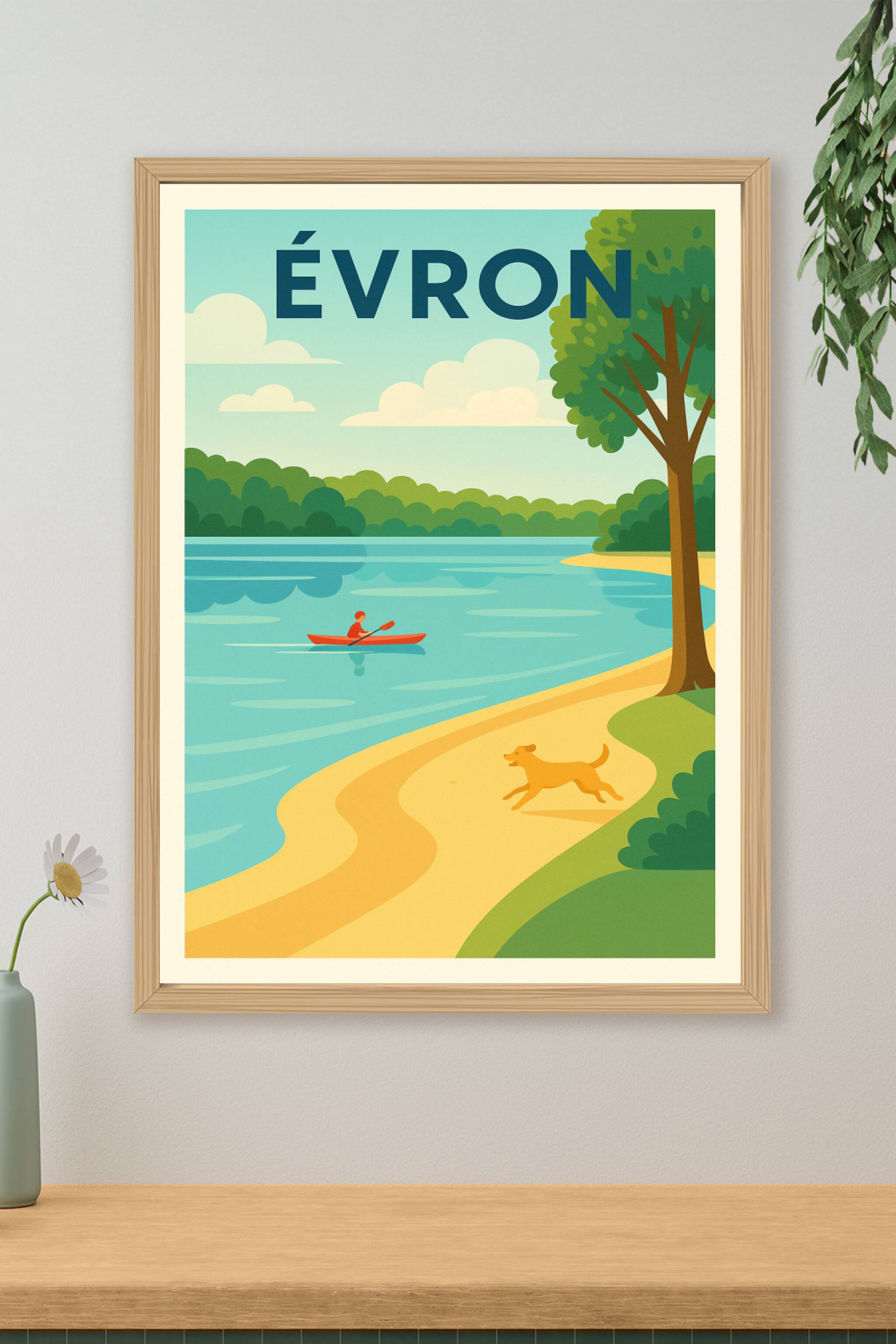 Affiche de Évron - Nature et détente au fil de l'eau