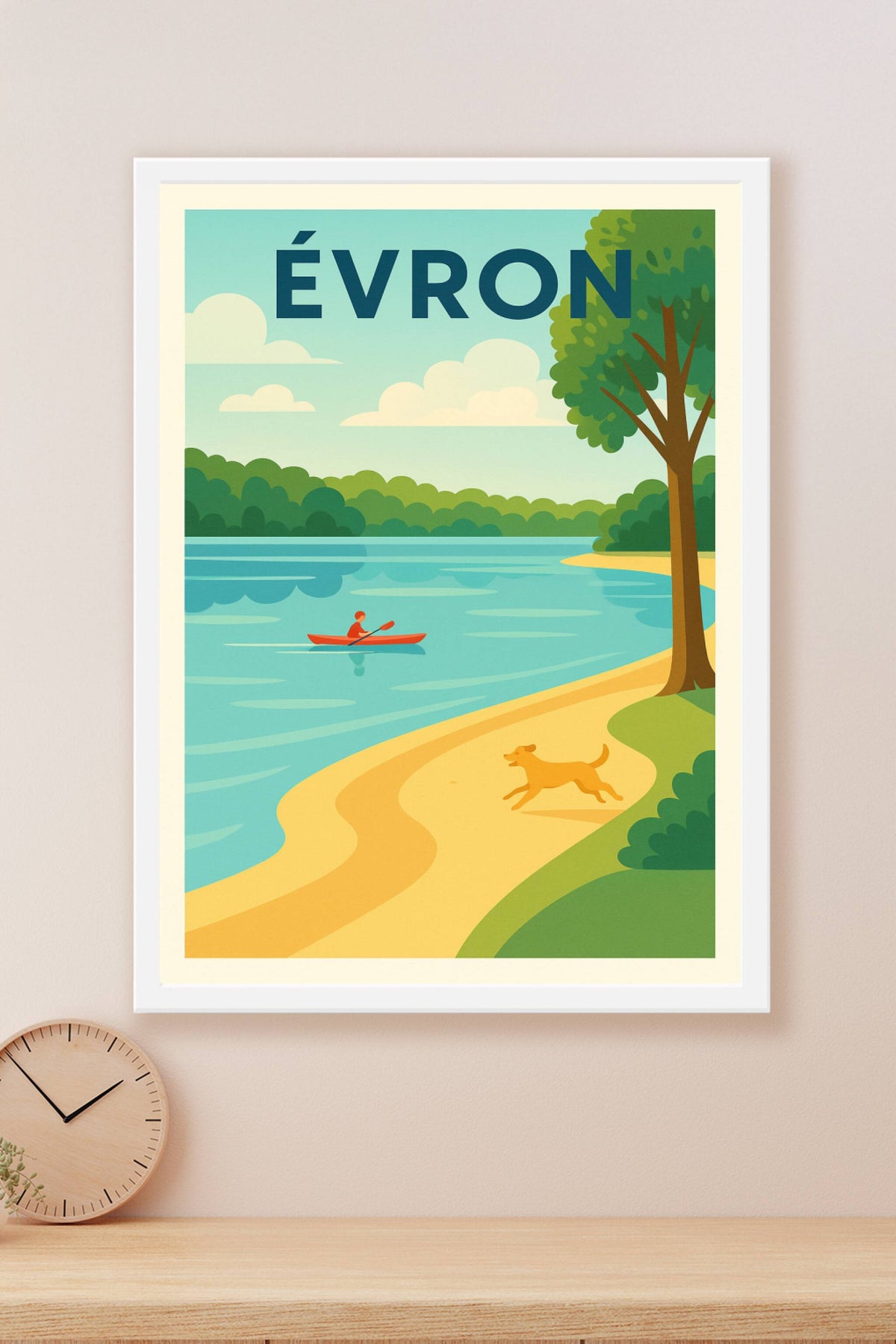 Affiche de Évron - Nature et détente au fil de l'eau