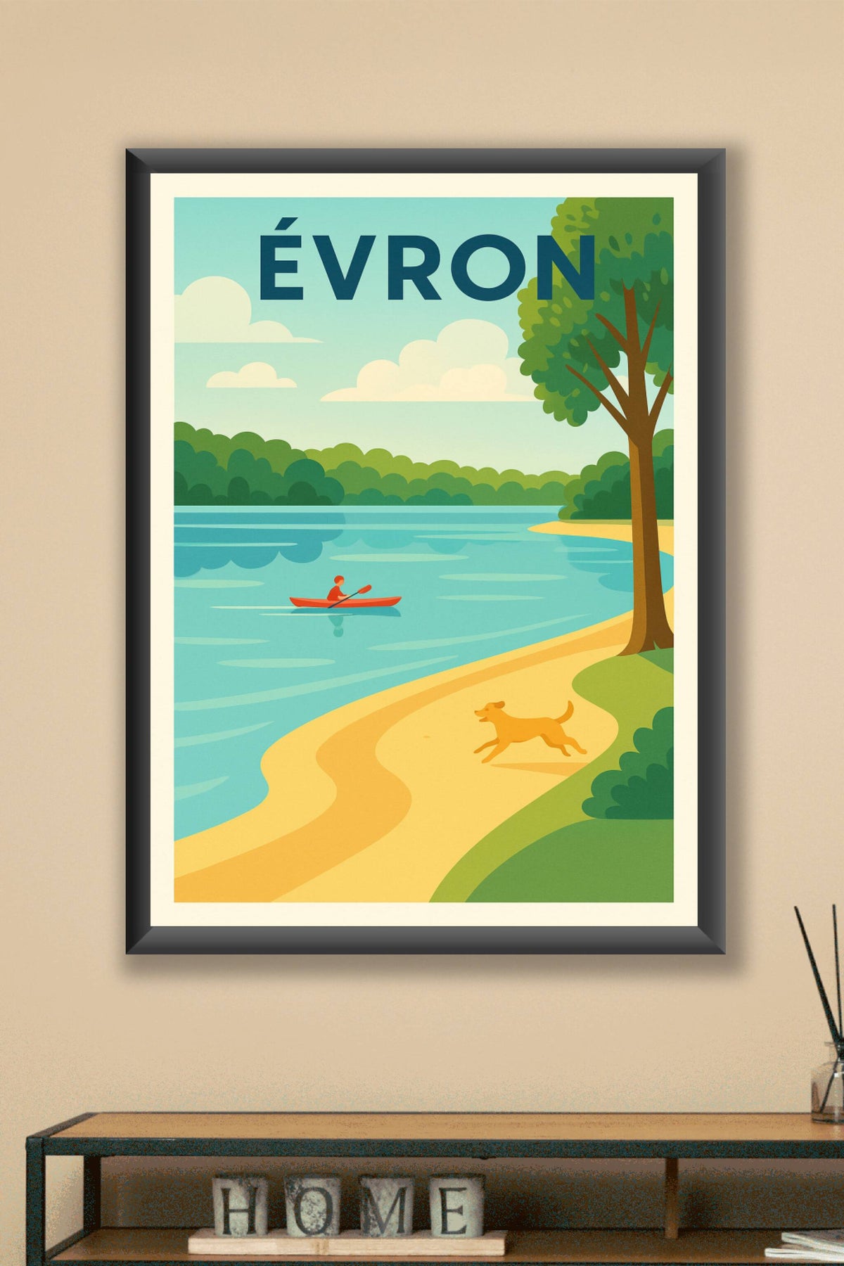 Affiche de Évron - Nature et détente au fil de l'eau