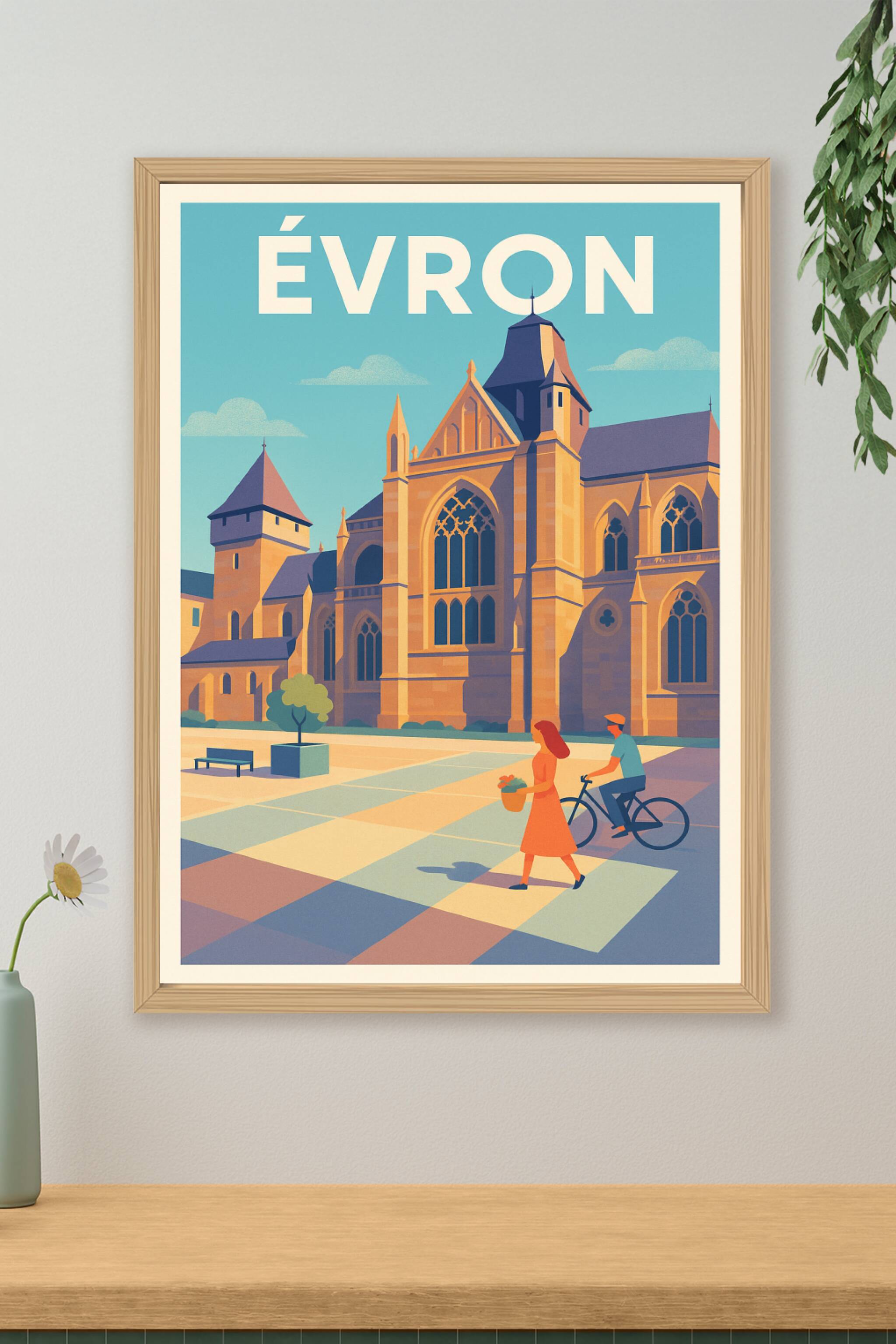 Affiche de Évron - Charme et patrimoine au cœur de la ville