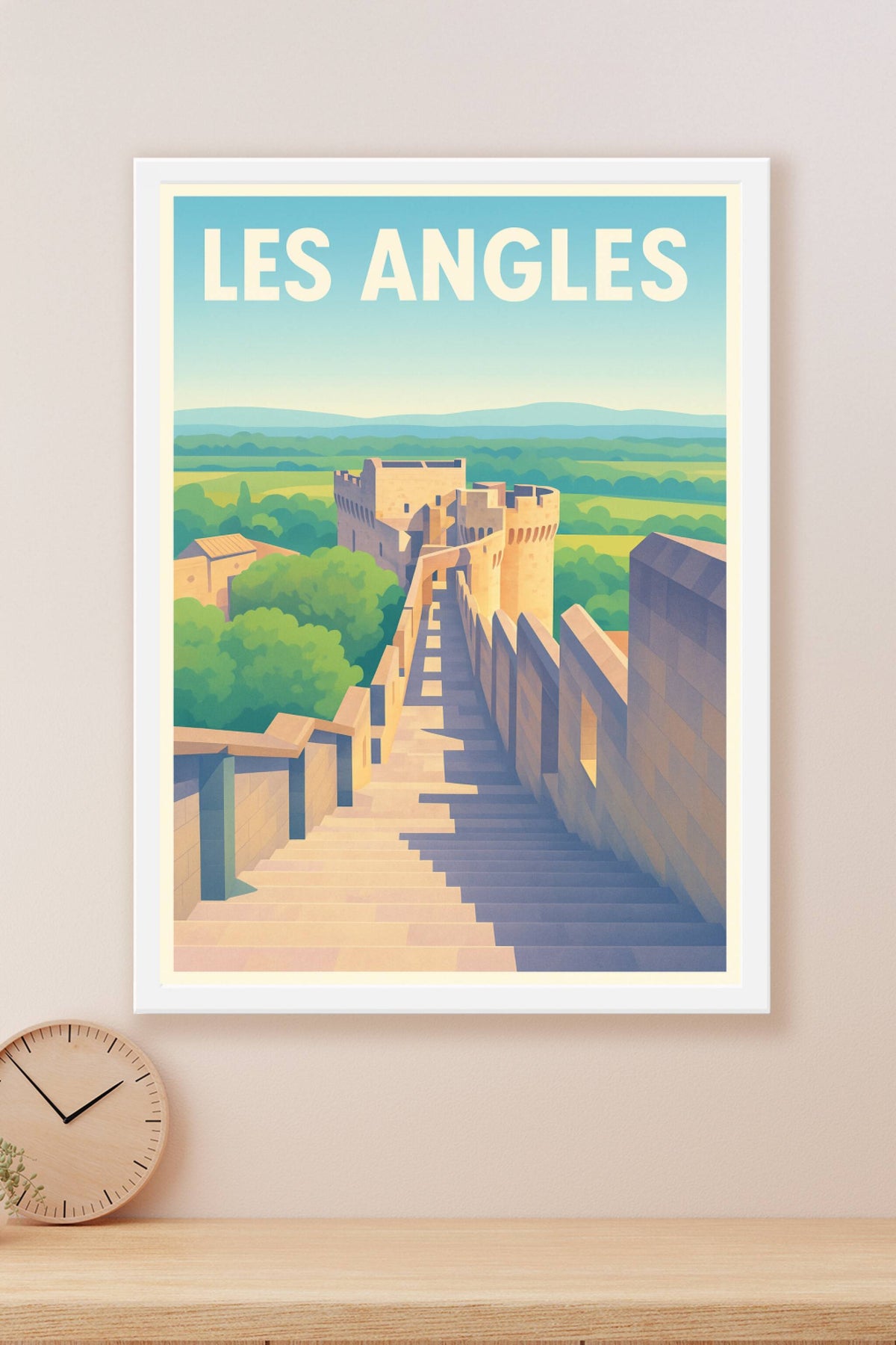 Affiche de Les Angles - Une balade au sommet des remparts historiques