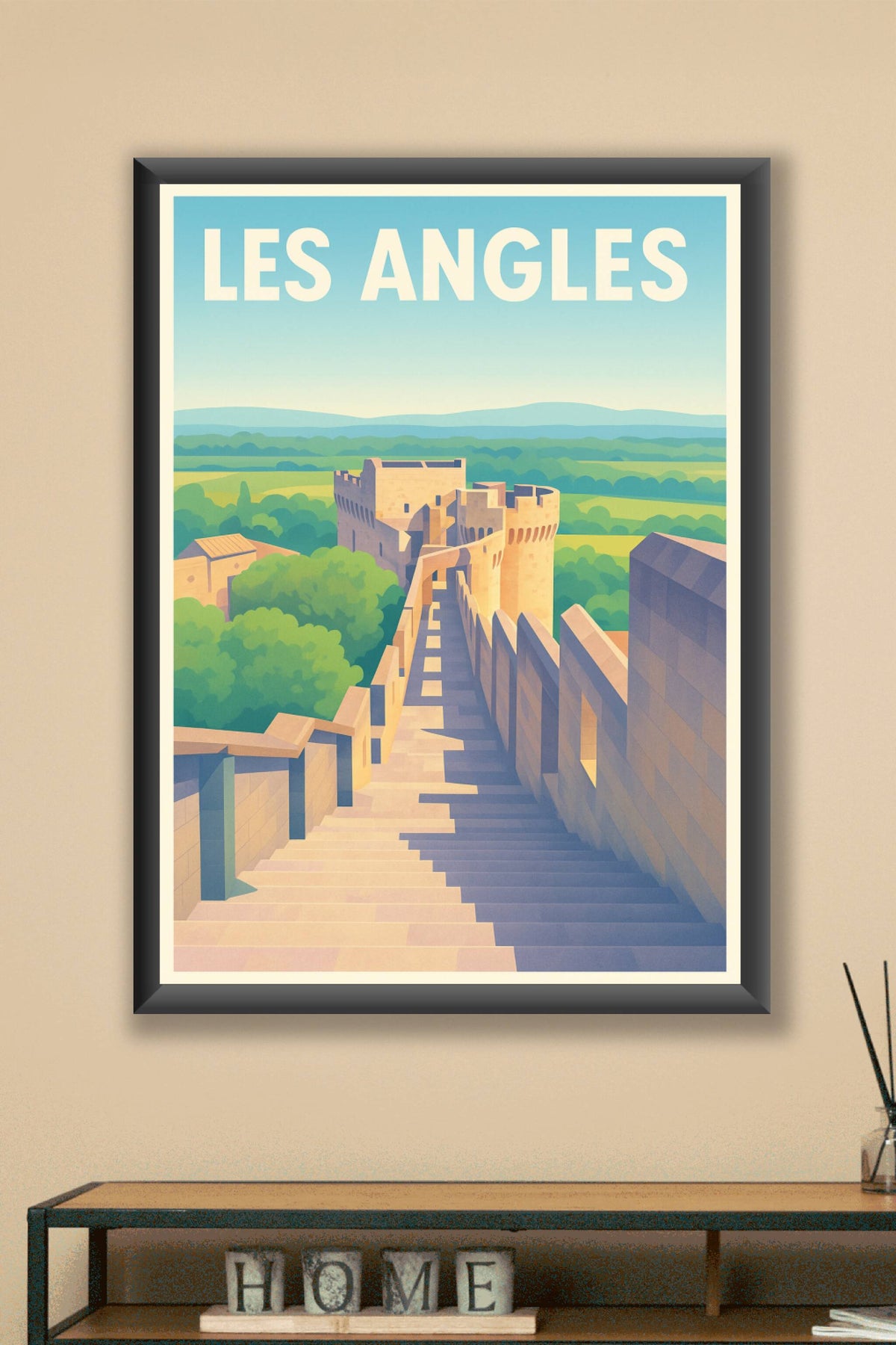Affiche de Les Angles - Une balade au sommet des remparts historiques