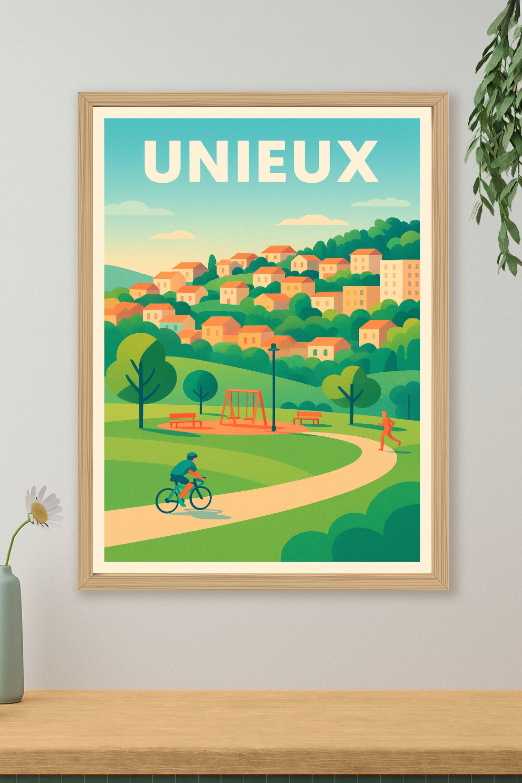 Affiche de Unieux - Douceur de vie en plein air