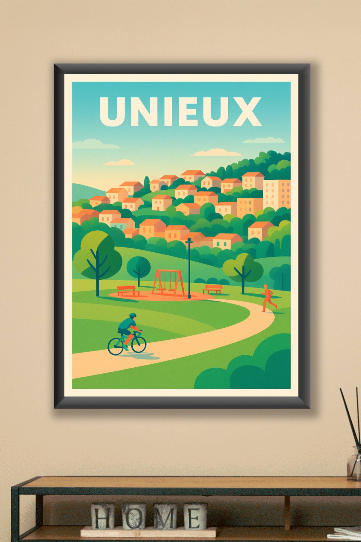 Affiche de Unieux - Douceur de vie en plein air