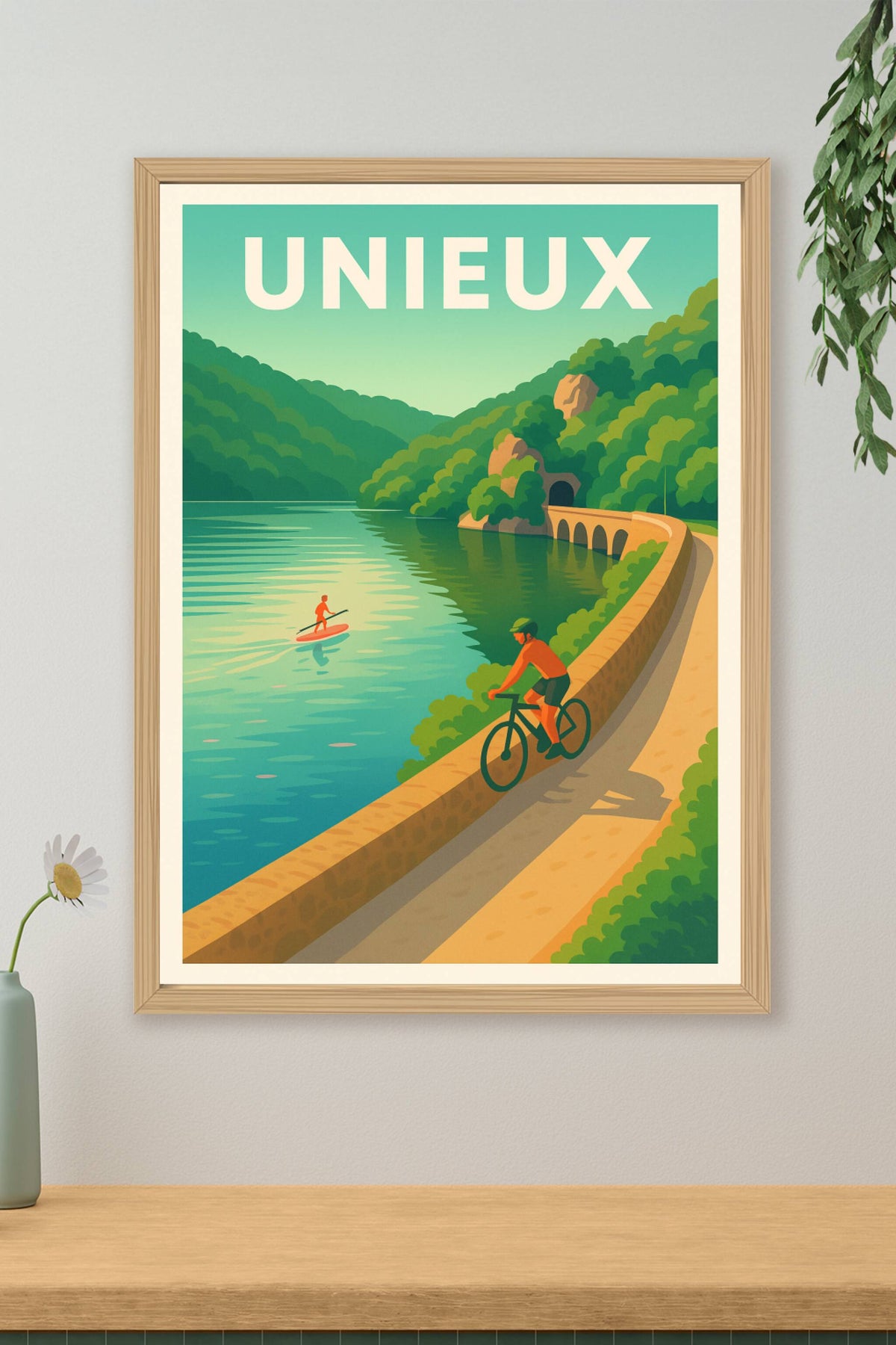 Affiche de Unieux - Évasion nature et sports au fil de l'eau