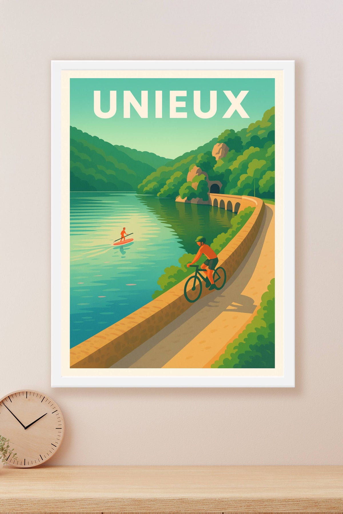 Affiche de Unieux - Évasion nature et sports au fil de l'eau