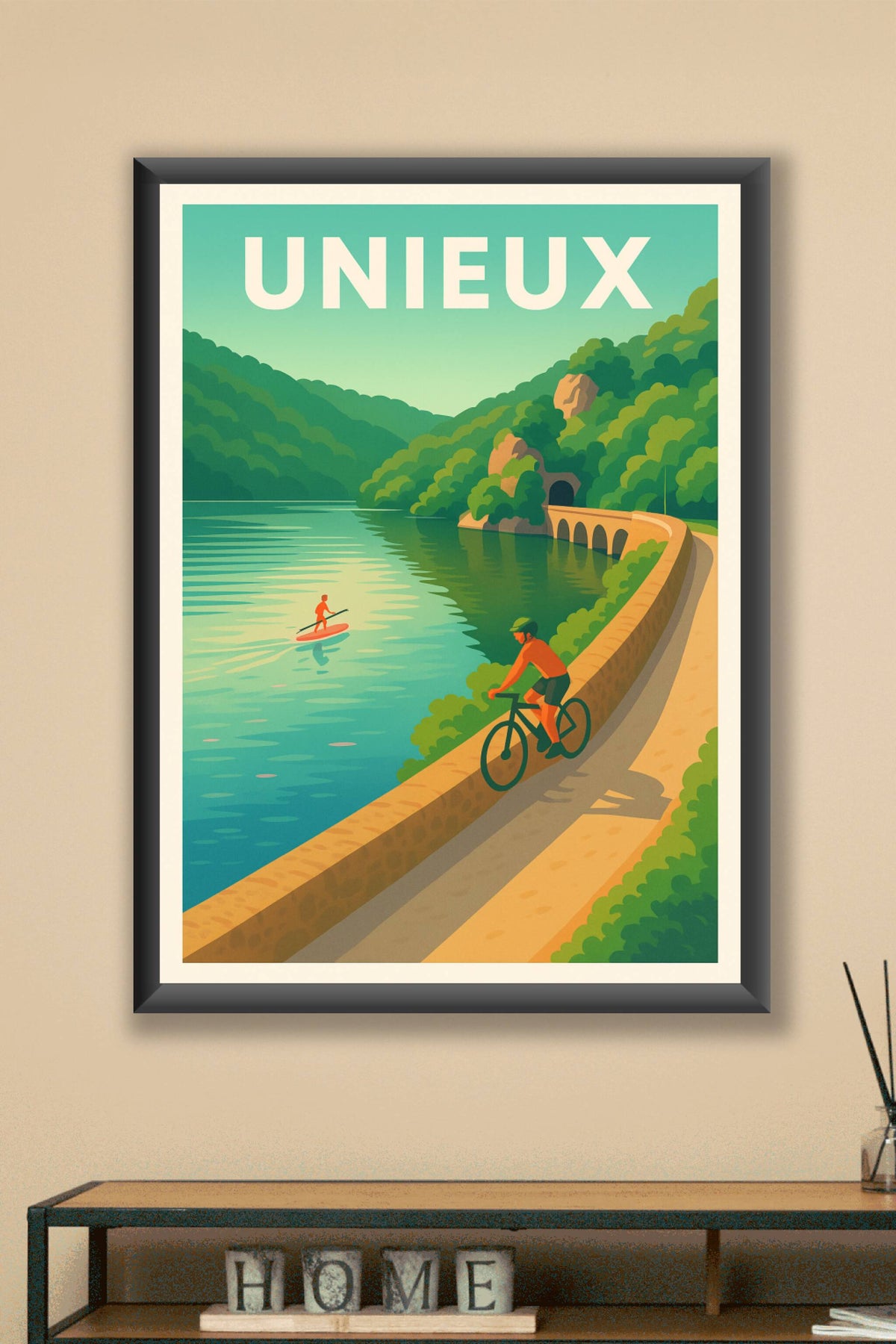 Affiche de Unieux - Évasion nature et sports au fil de l'eau