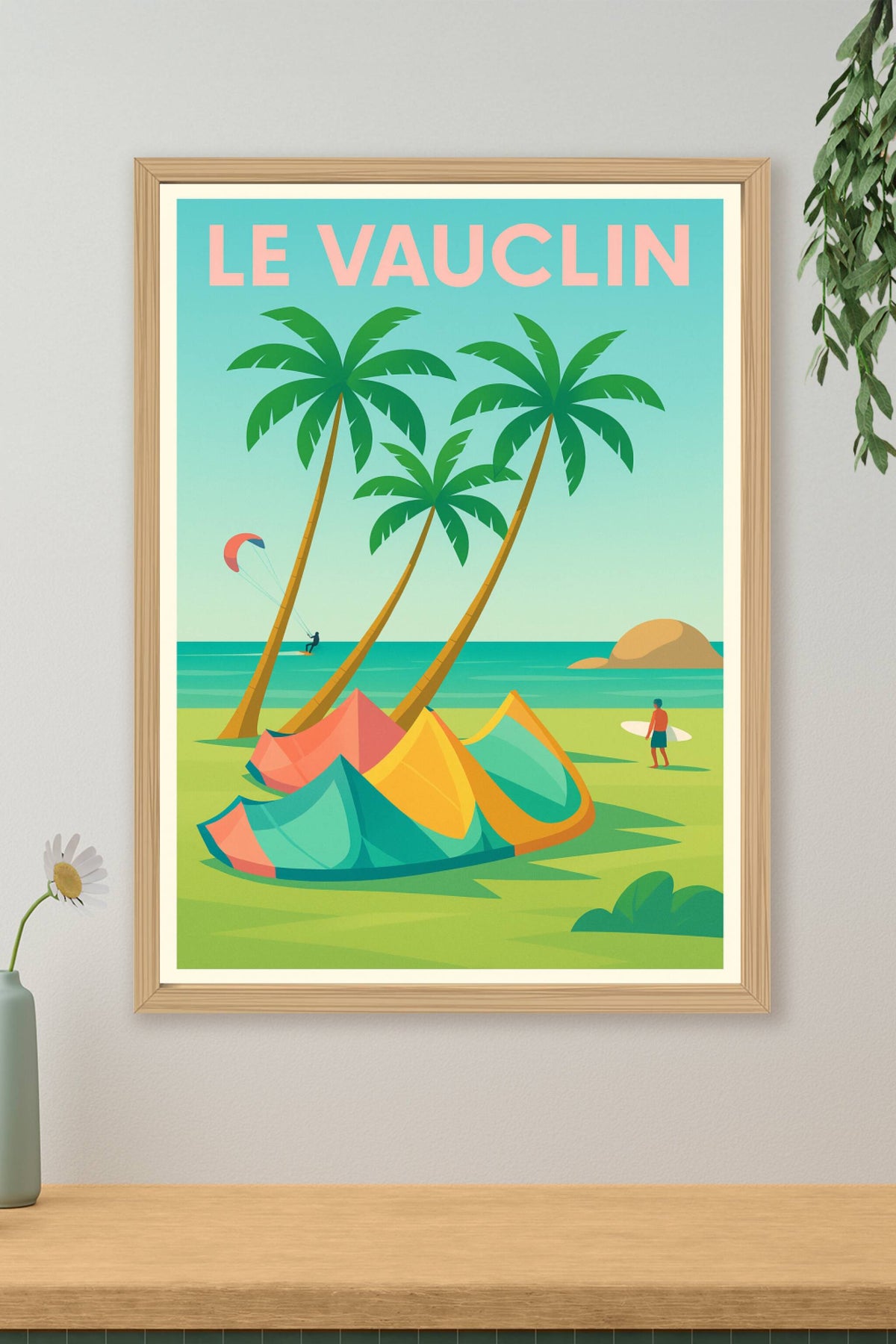 Affiche de Le Vauclin - L'appel des sports nautiques sous les palmiers