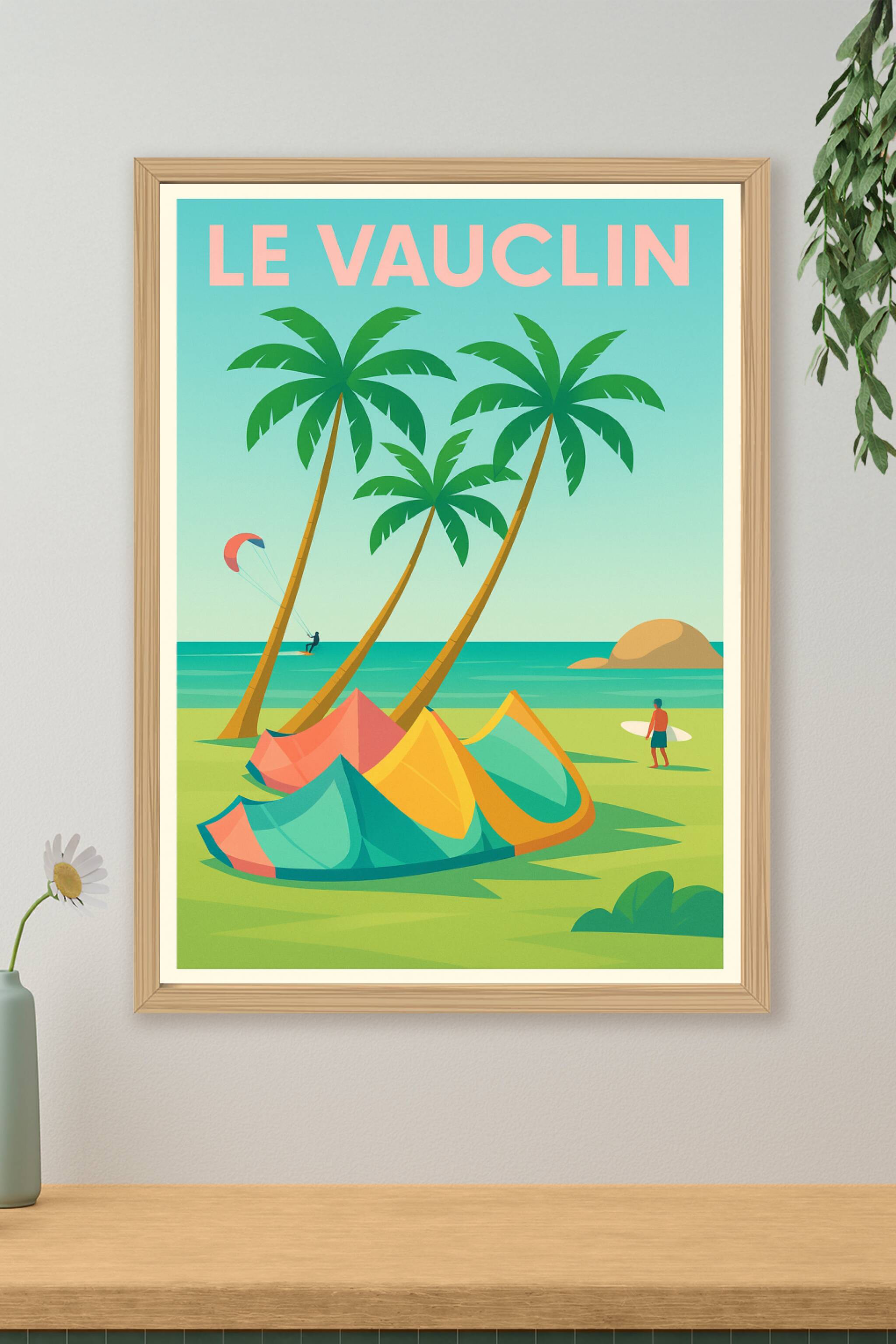 Affiche de Le Vauclin - L'appel des sports nautiques sous les palmiers