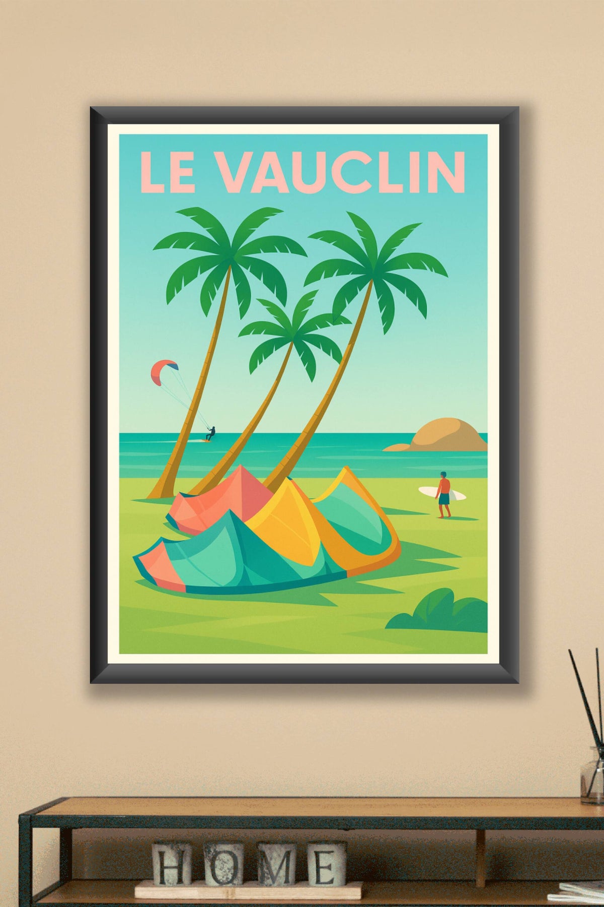Affiche de Le Vauclin - L'appel des sports nautiques sous les palmiers