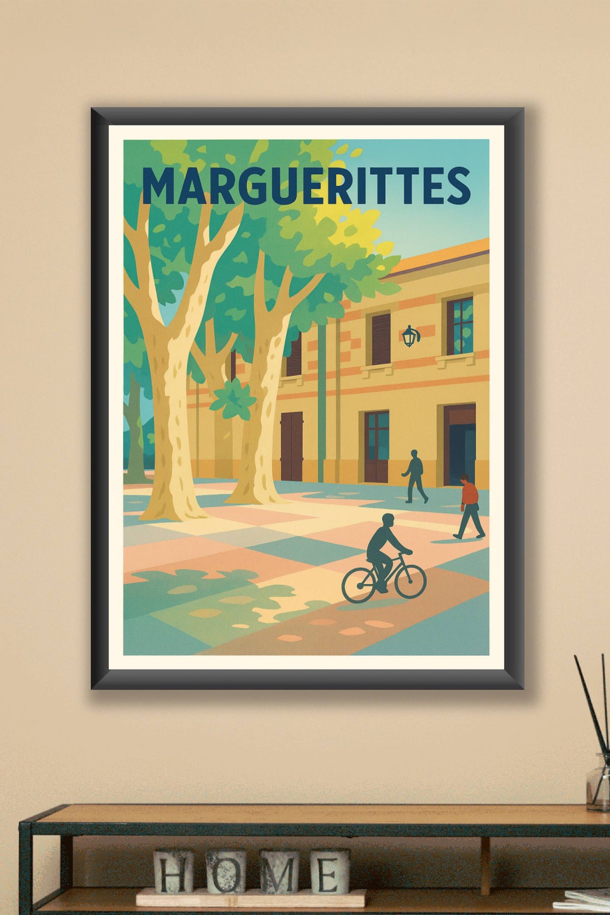 Affiche de Marguerittes - Balade paisible sous les platanes