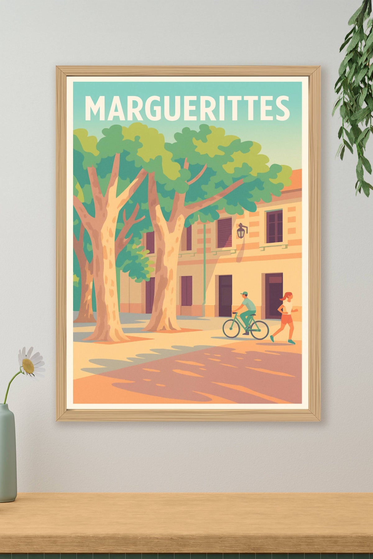 Affiche de Marguerittes - Ambiance ensoleillée et tranquille
