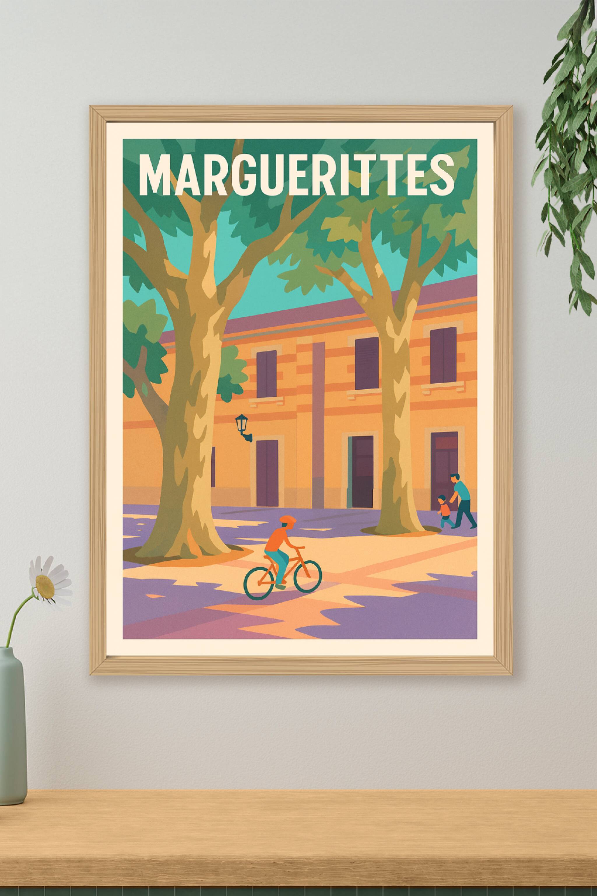 Affiche de Marguerittes - Charme et douceur de vivre en plein air