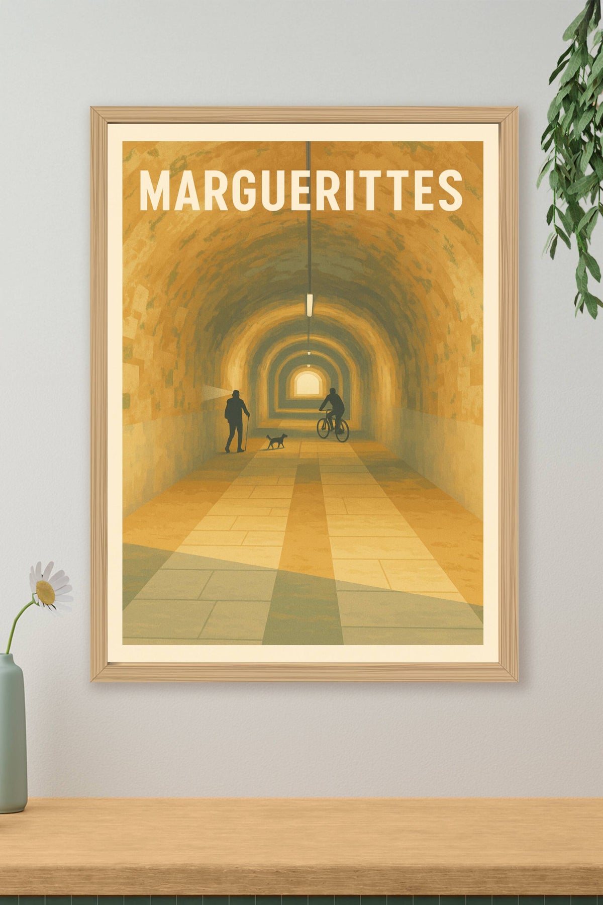 Affiche de Marguerittes - Sous le charme du passage illuminé