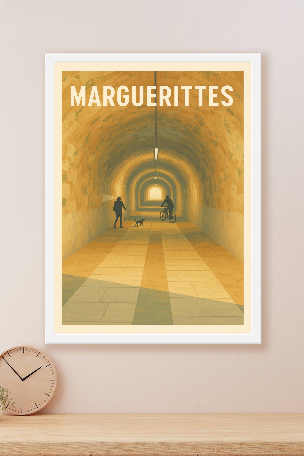 Affiche de Marguerittes - Sous le charme du passage illuminé