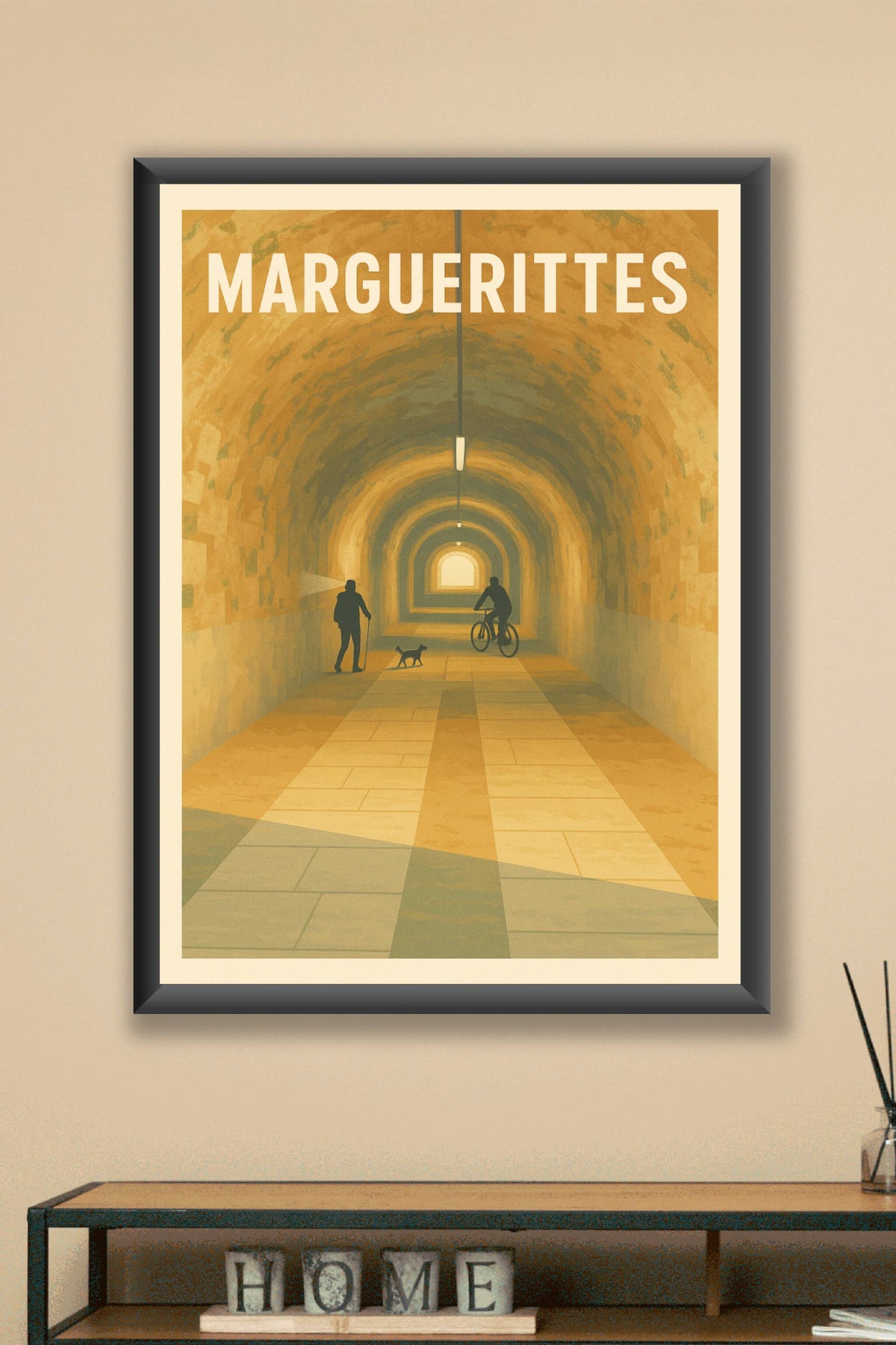 Affiche de Marguerittes - Sous le charme du passage illuminé