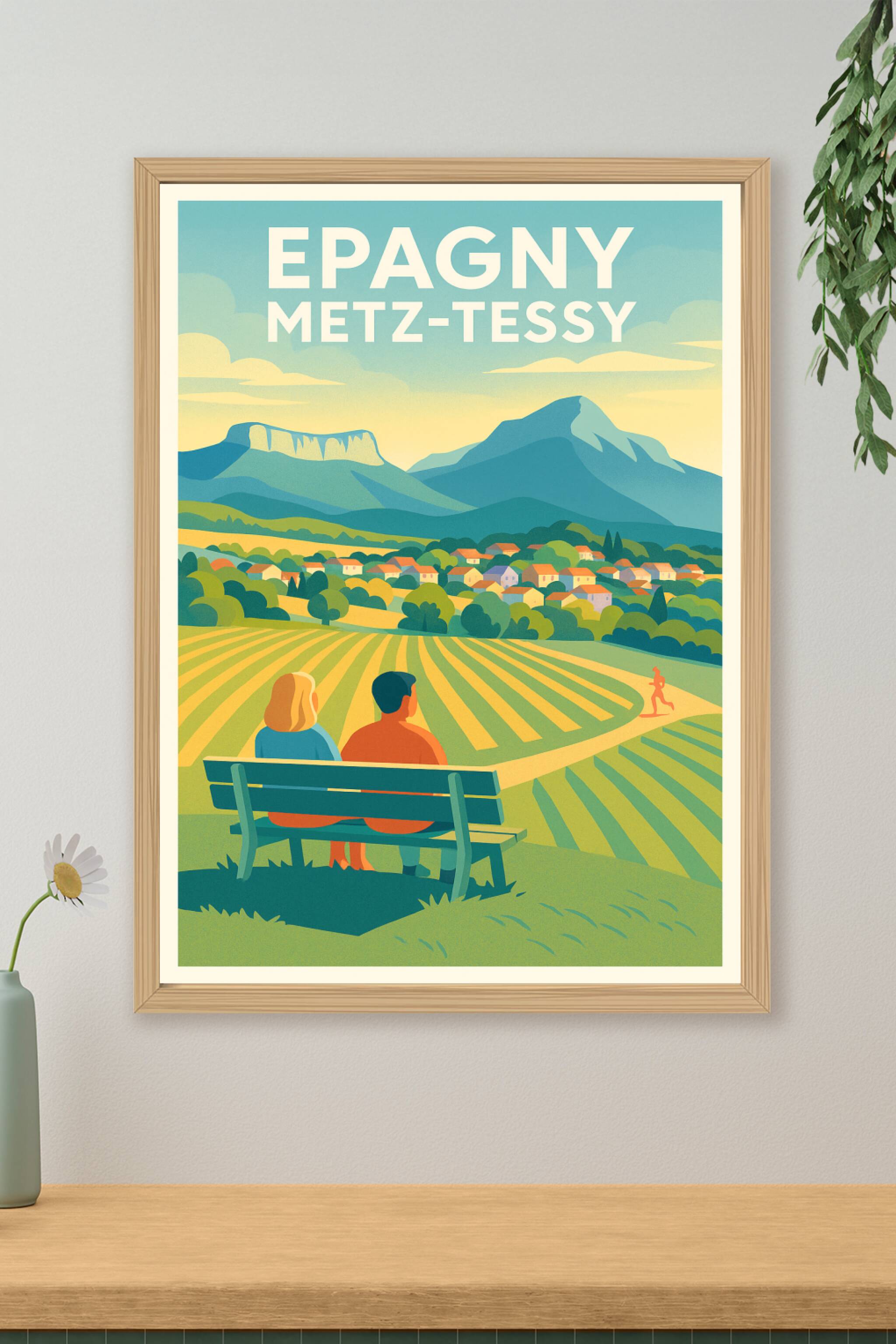 Affiche de Epagny Metz-Tessy - Havre de paix entre nature et village