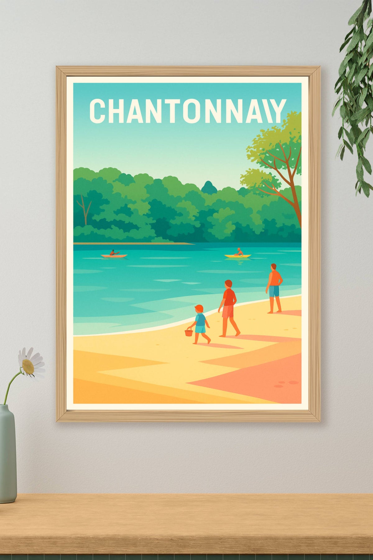 Affiche de Chantonnay - Escapade nature et douceur au bord de l'eau